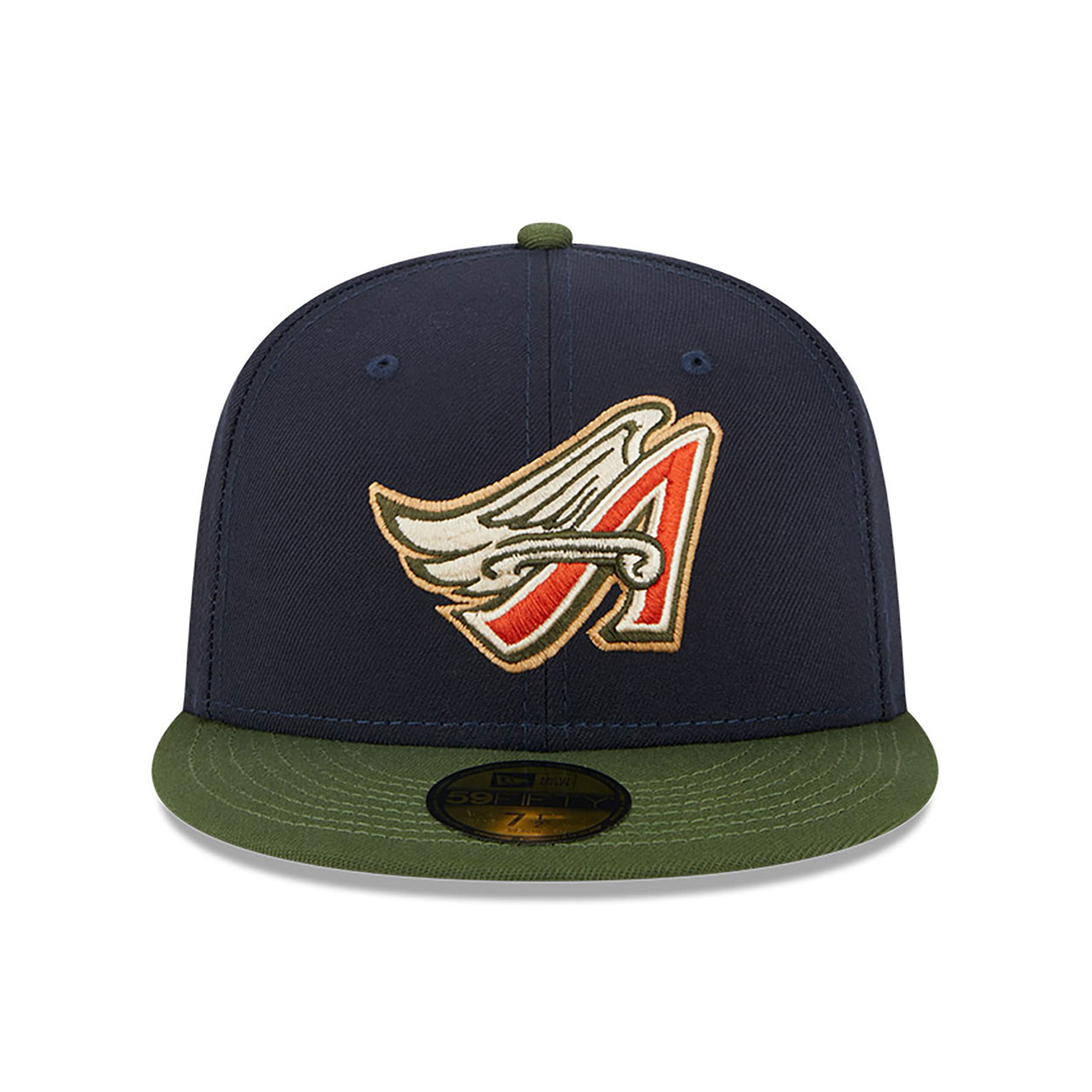 Anaheim Angels Sprouted Navy 59FIFTY Fitted Cap