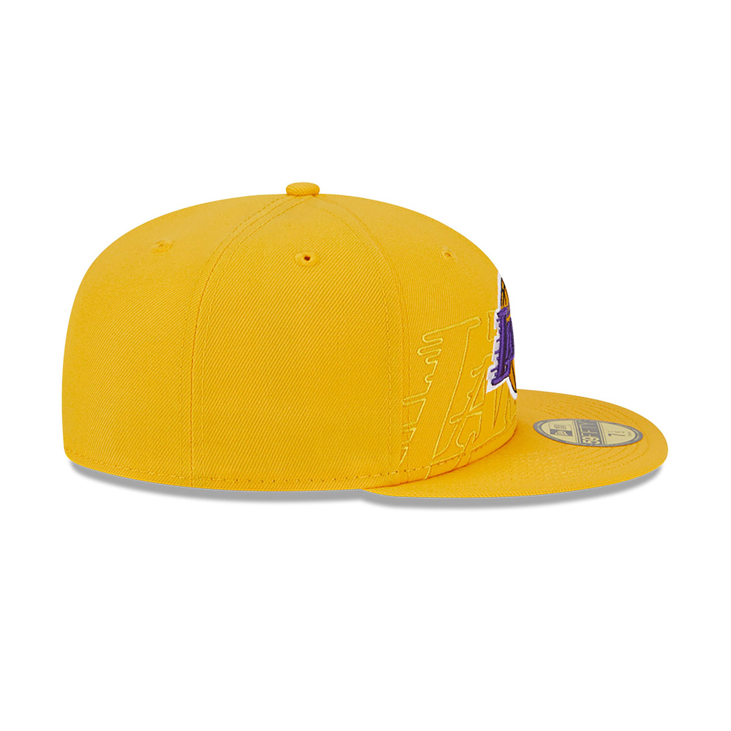 LA Lakers NBA Draft 2023 Yellow 59FIFTY Fitted Cap