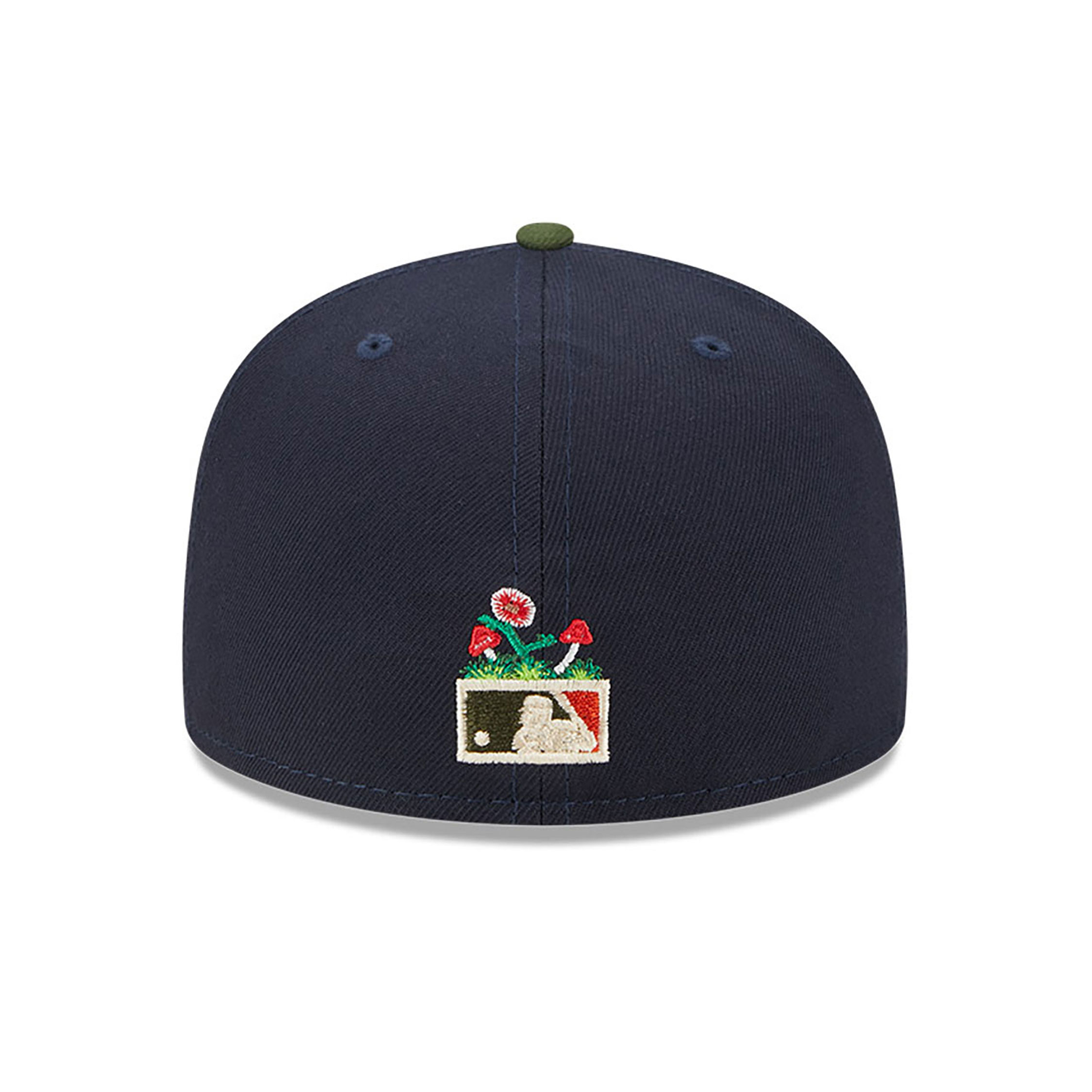 San Diego Padres Sprouted Navy 59FIFTY Fitted Cap