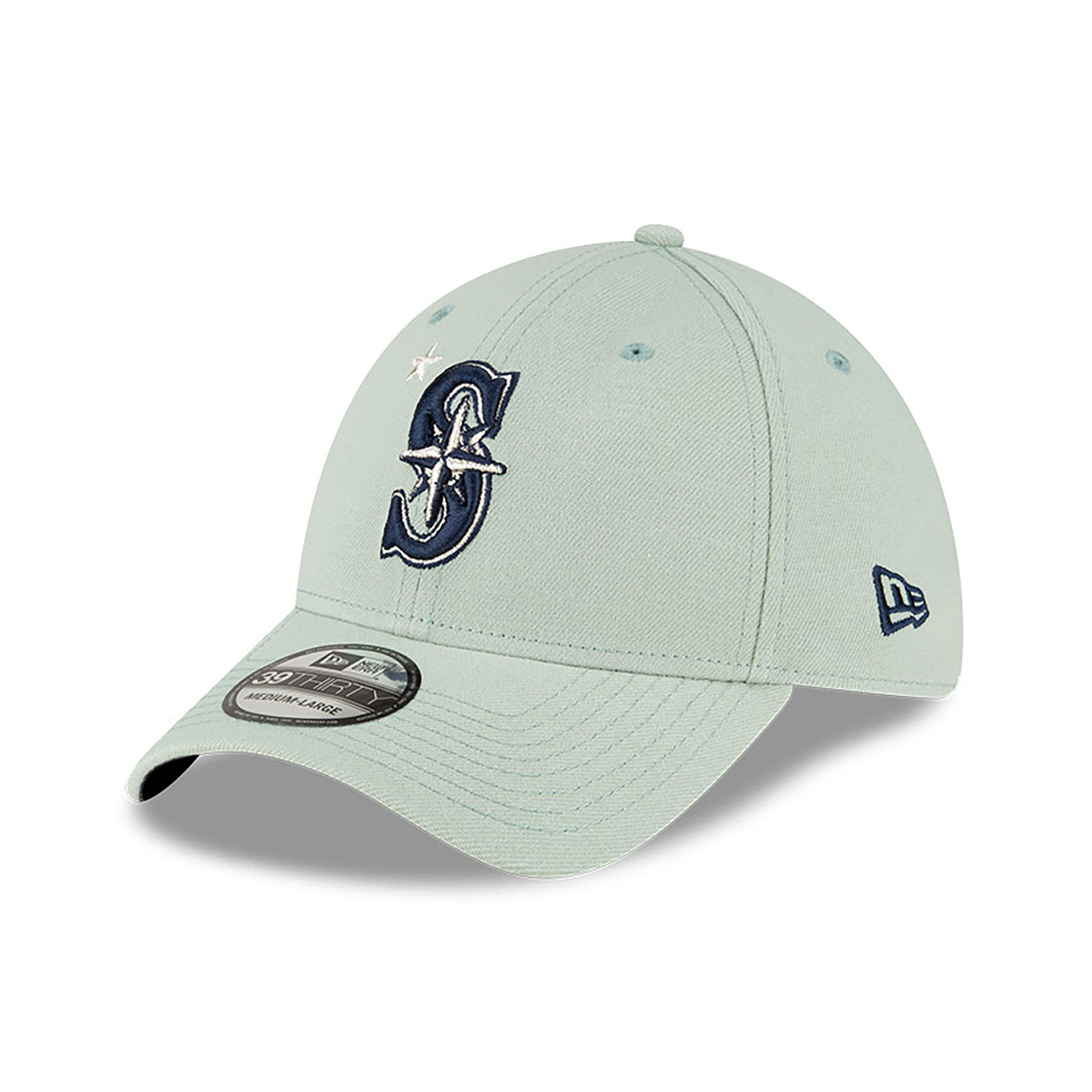 Seattle Mariners MLB All Star Game Pastel Green 39THIRTY Stretch Fit Cap