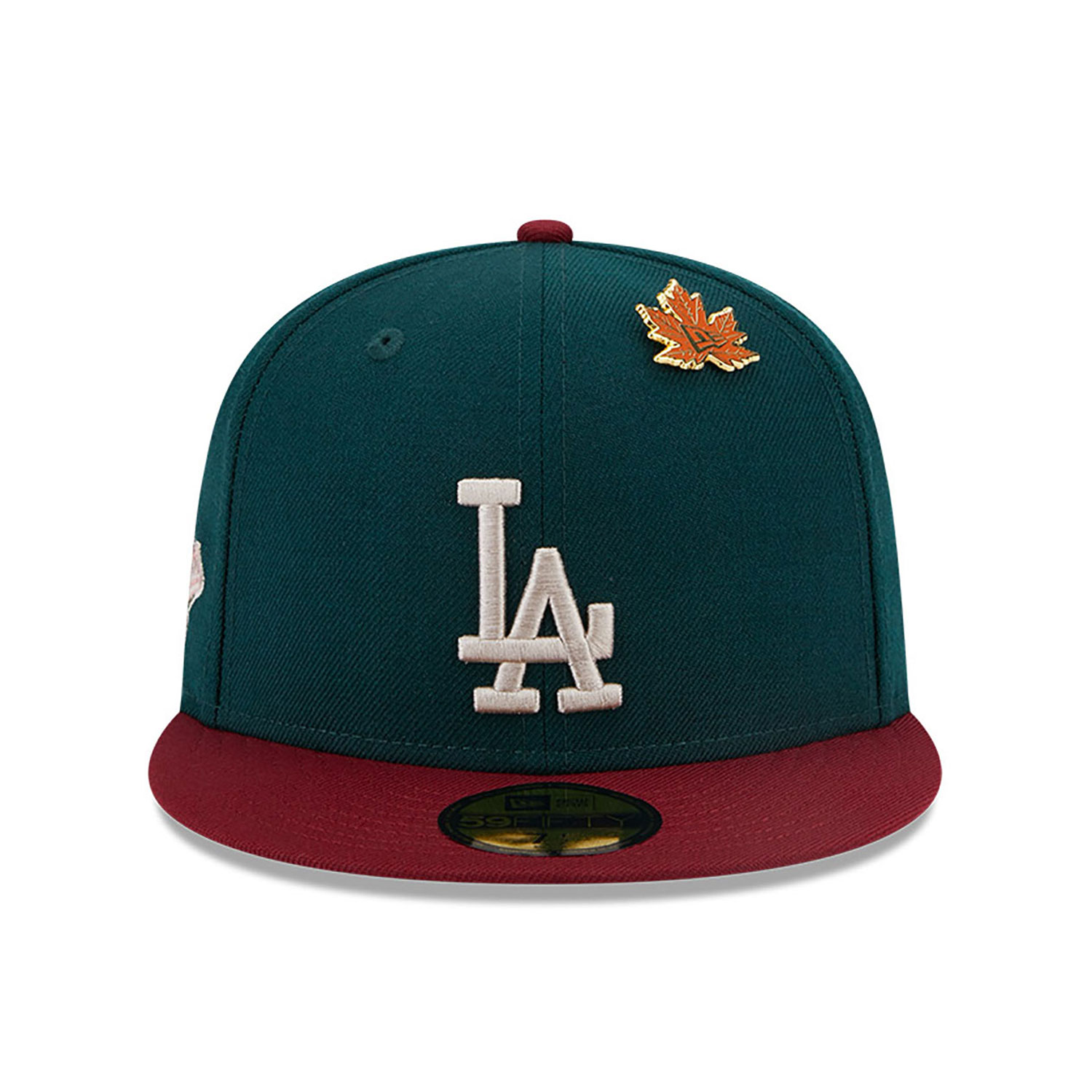 LA Dodgers MLB Contrast World Series Dark Green 59FIFTY Fitted Cap