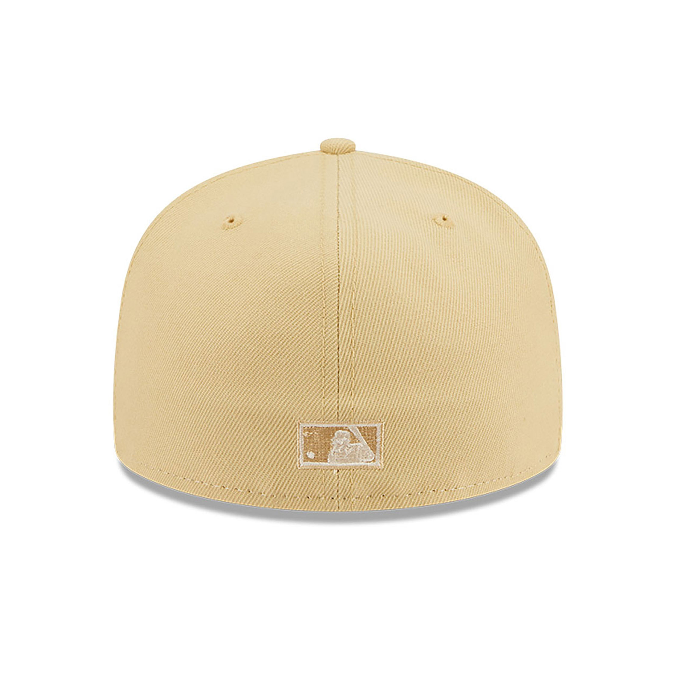 Raffia Front New York Mets Beige 59FIFTY Fitted Cap