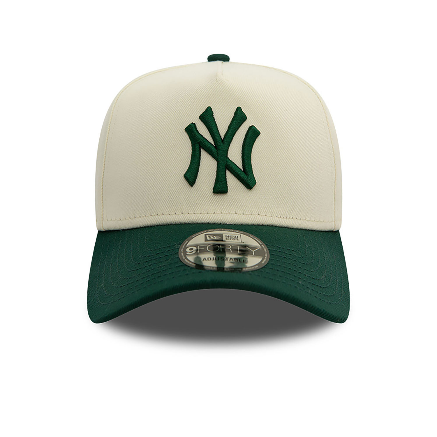 New York Yankees MLB Off White A-Frame 9FORTY Adjustable Cap