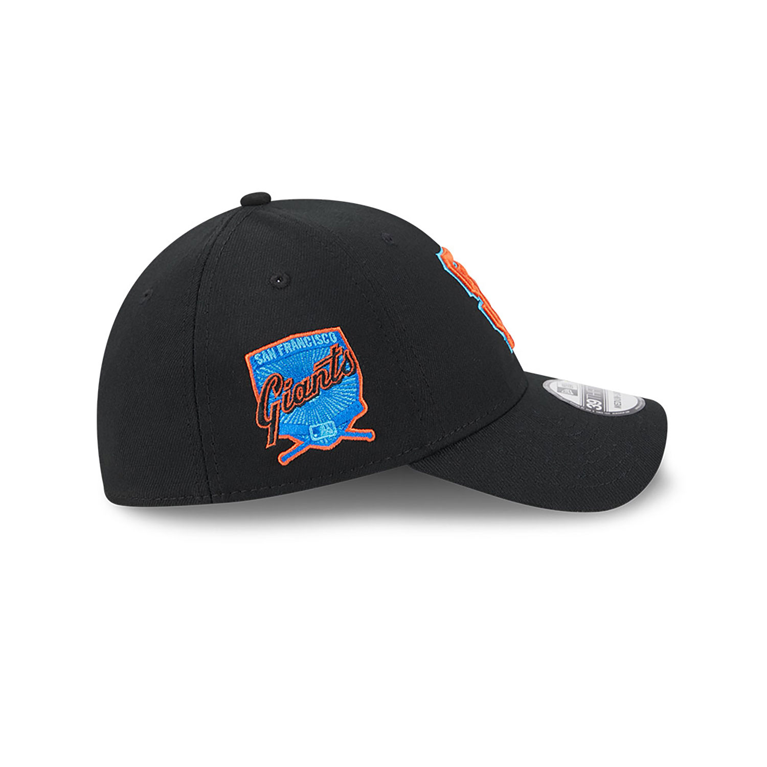 San Francisco Giants MLB Fathers Day Black 39THIRTY Stretch Fit Cap