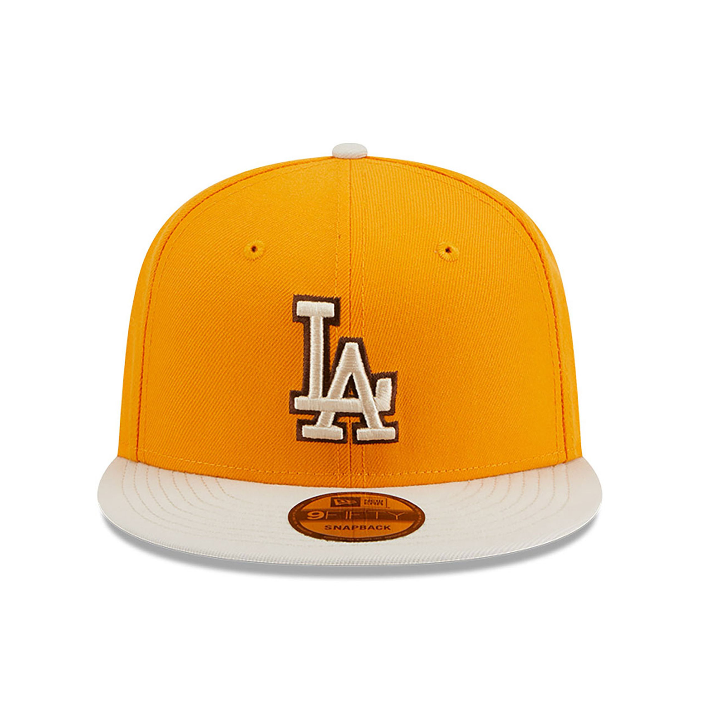 LA Dodgers Tiramisu Orange 9FIFTY Snapback Cap