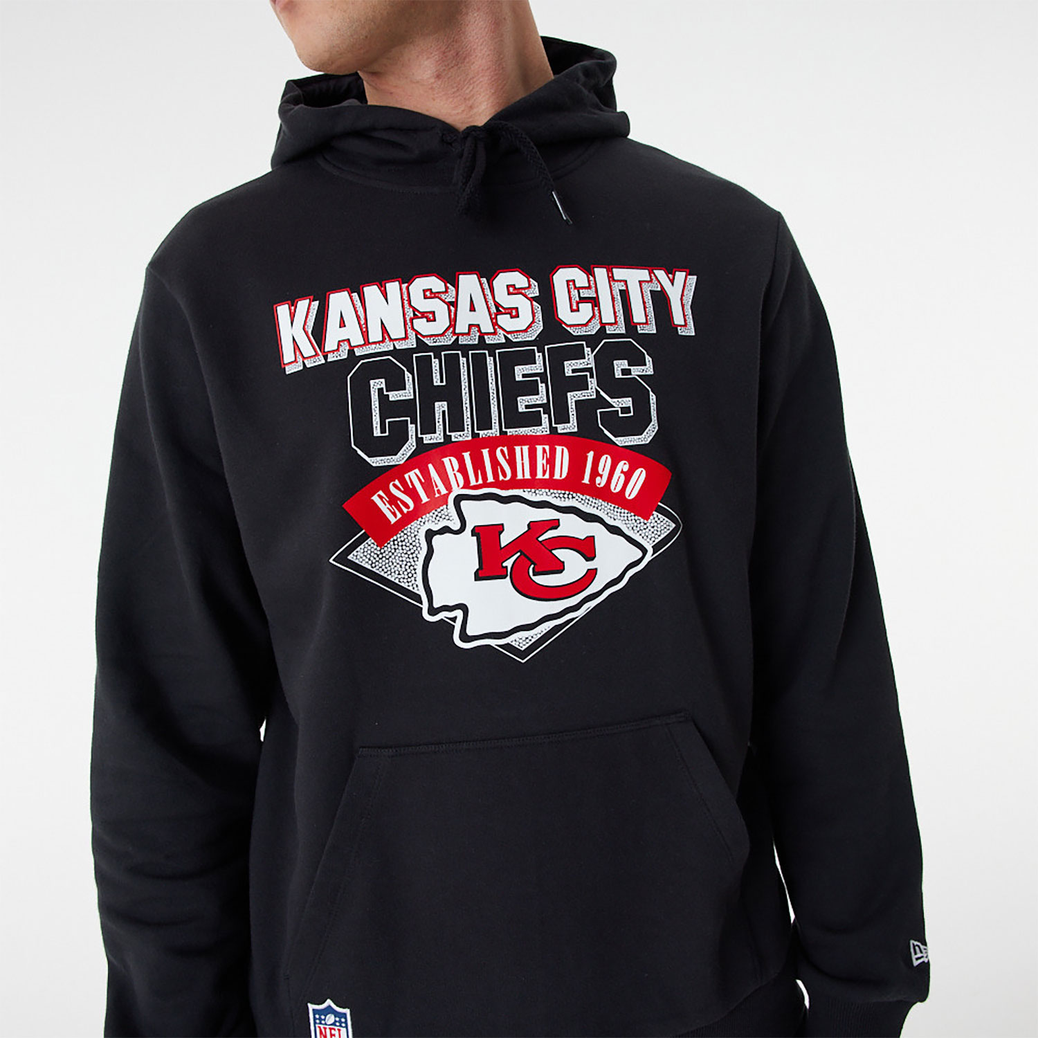 Kansas City Chiefs NFL Team Graphic Black Pullover Hoodie