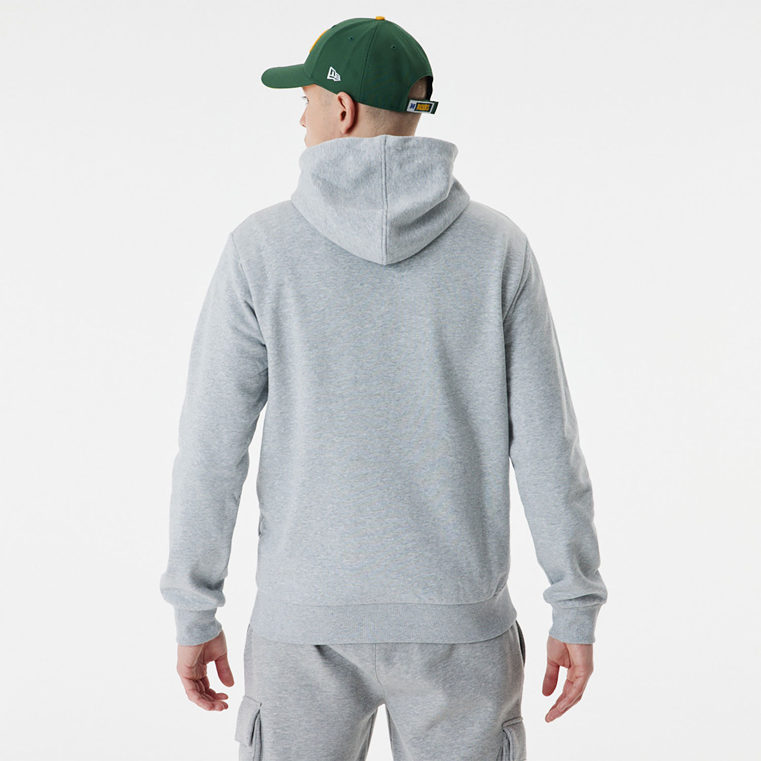 Green Bay Packers NFL Team Graphic Grey Pullover Hoodie