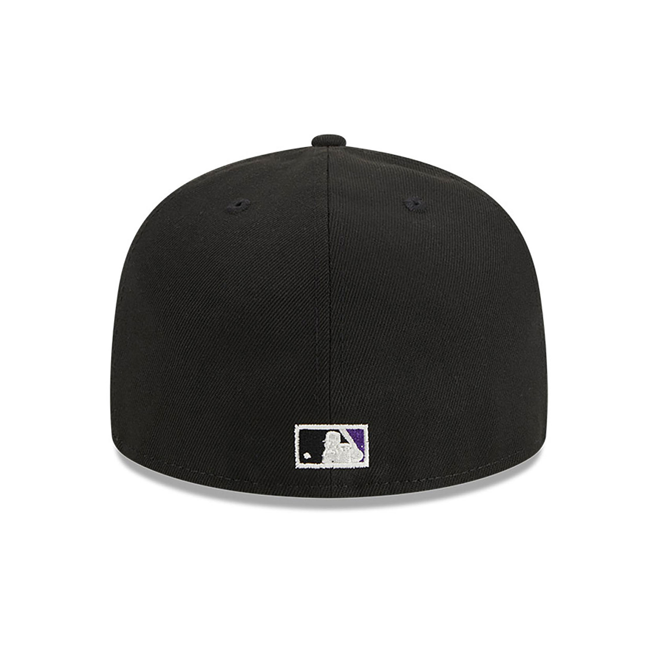 Colorado Rockies Duo Logo Black 59FIFTY Fitted Cap