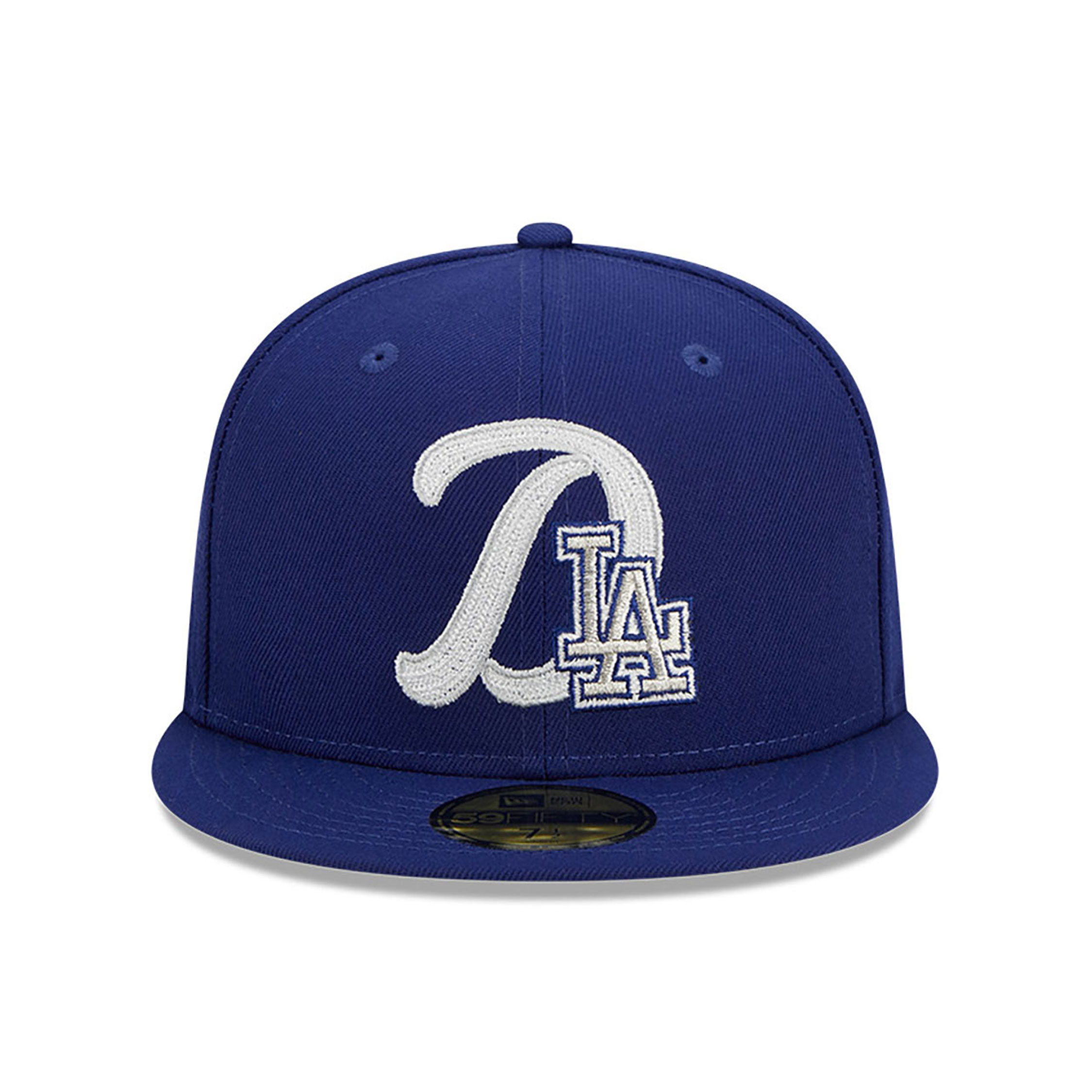 LA Dodgers Duo Logo Blue 59FIFTY Fitted Cap