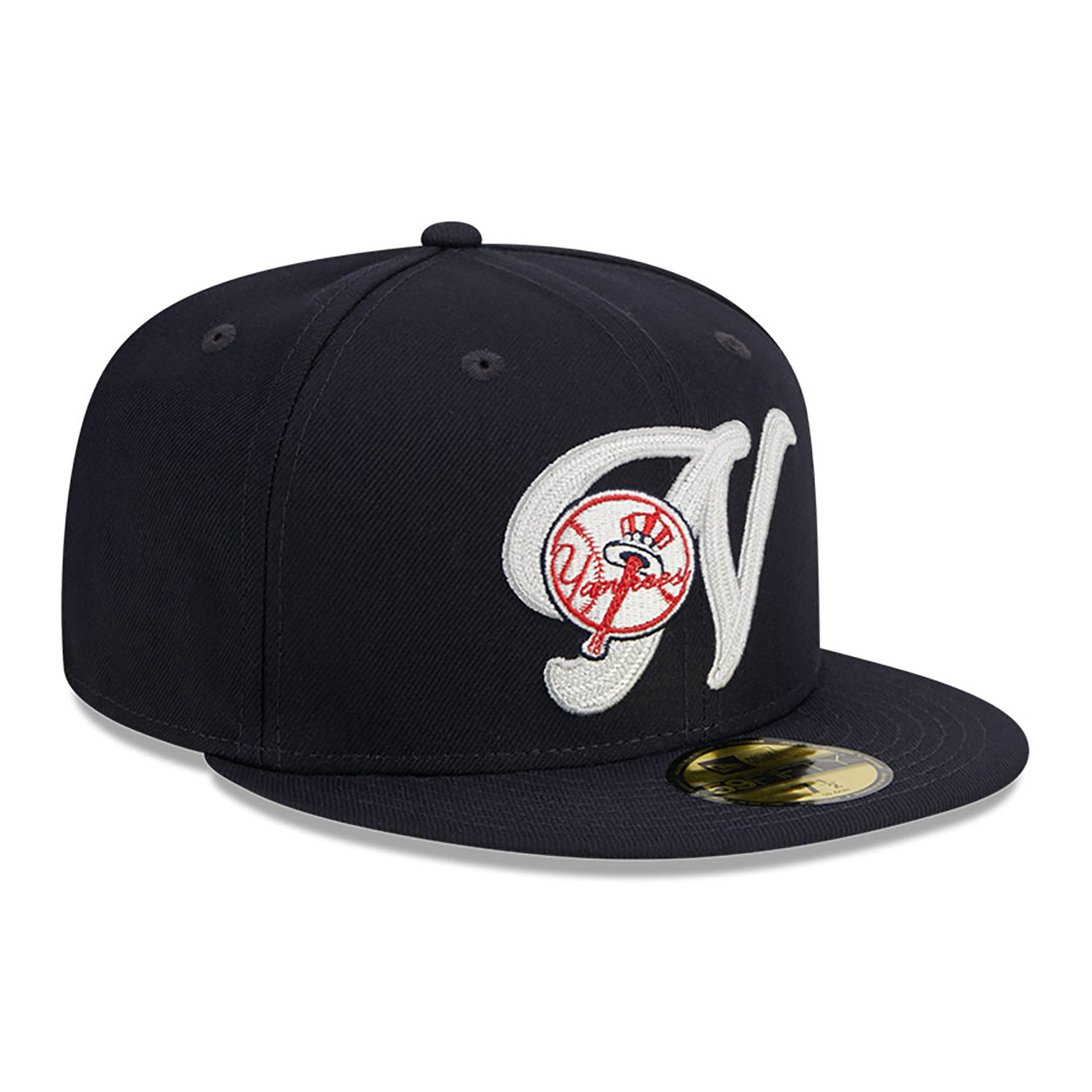 New York Yankees Duo Logo Navy 59FIFTY Fitted Cap