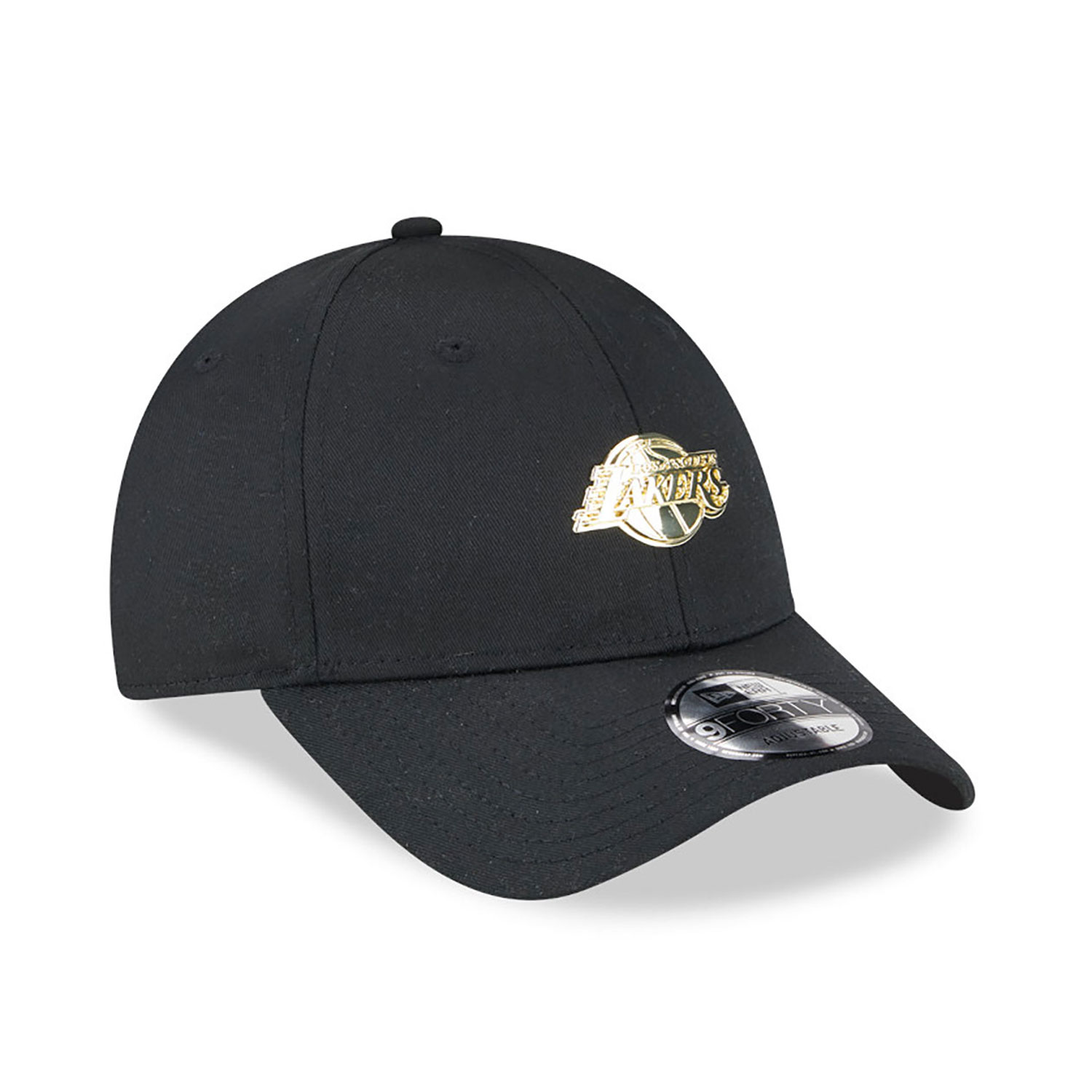 LA Lakers Pin Logo Black 9FORTY Adjustable Cap