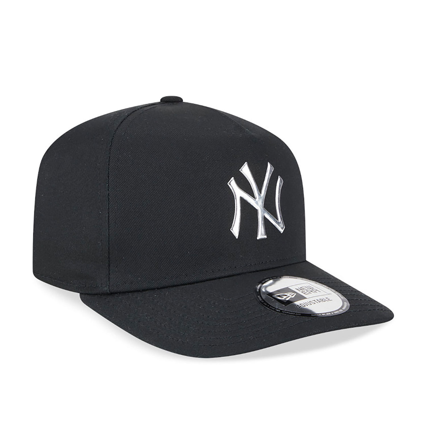 New York Yankees Foil Pack Black A-Frame Trucker Cap