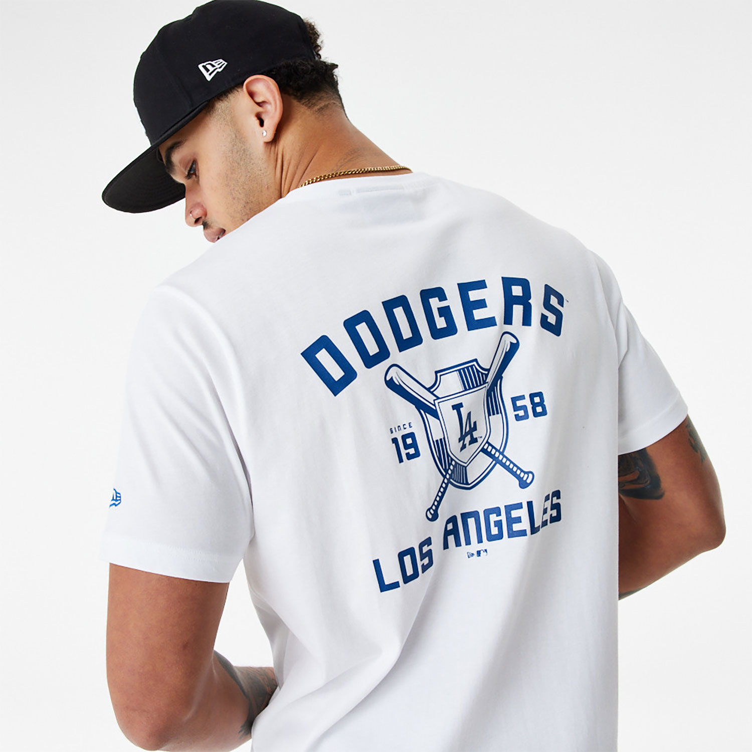 LA Dodgers MLB Team Graphic White T-Shirt