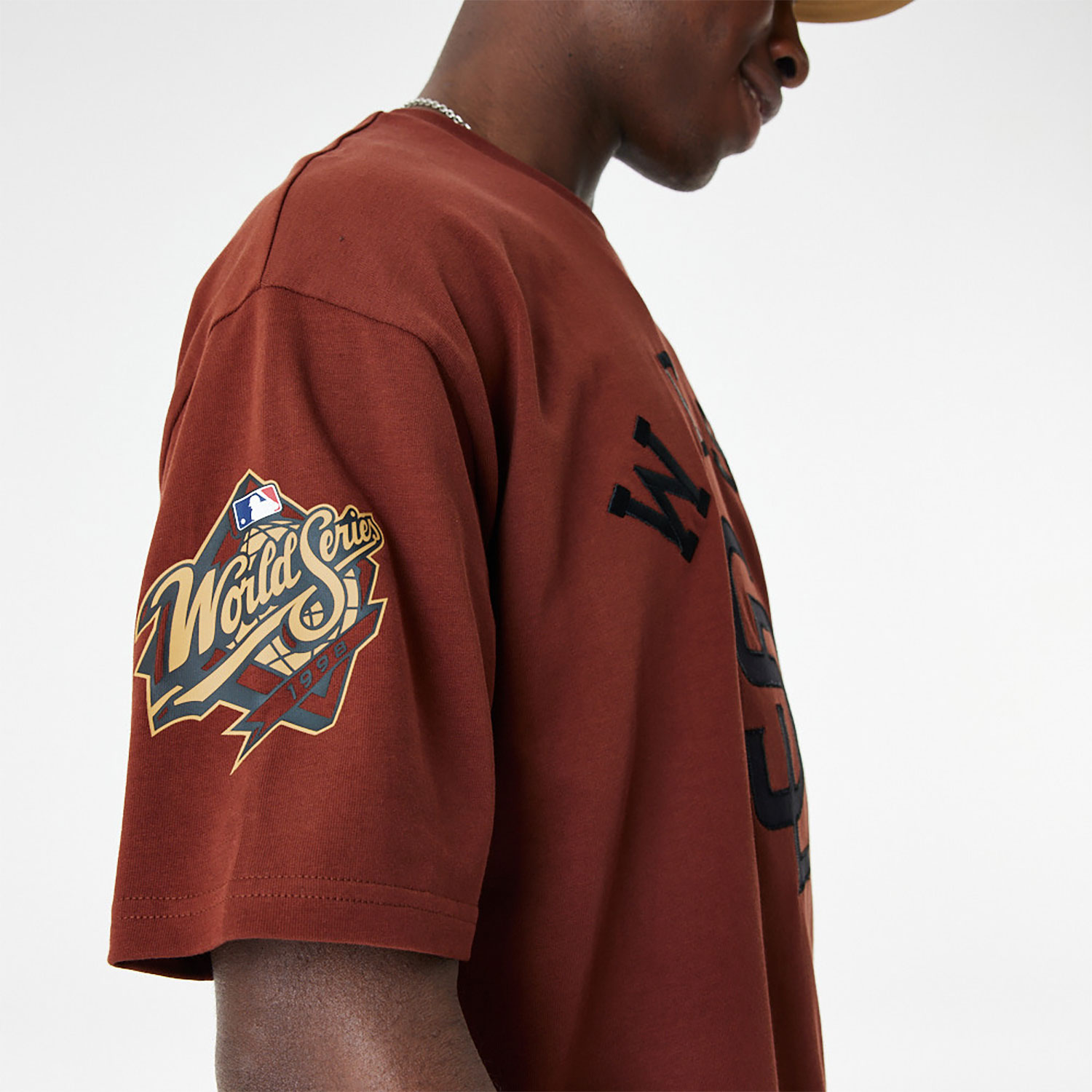 San Diego Padres MLB Heritage Brown Oversized T-Shirt