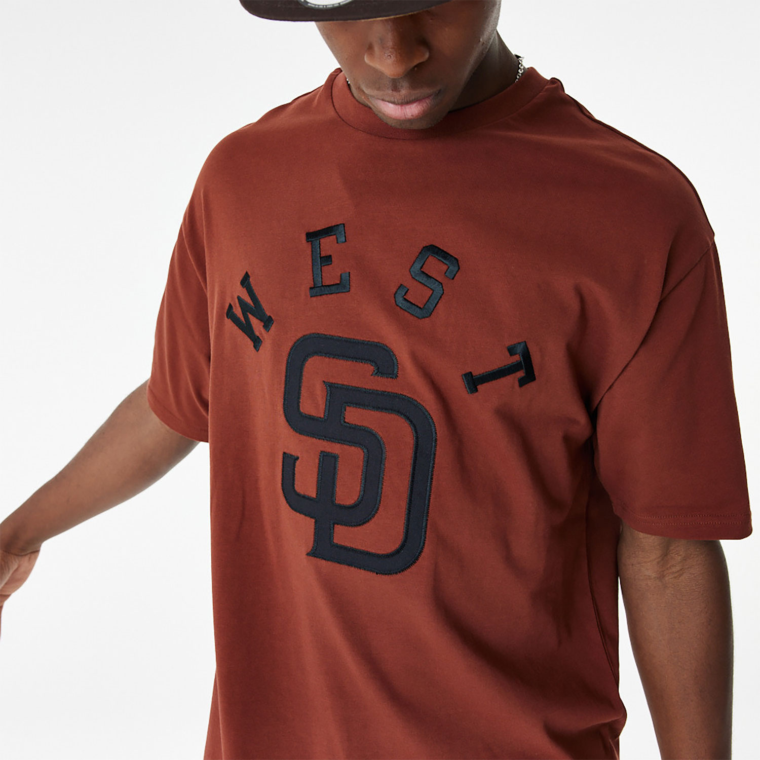 San Diego Padres MLB Heritage Brown Oversized T-Shirt