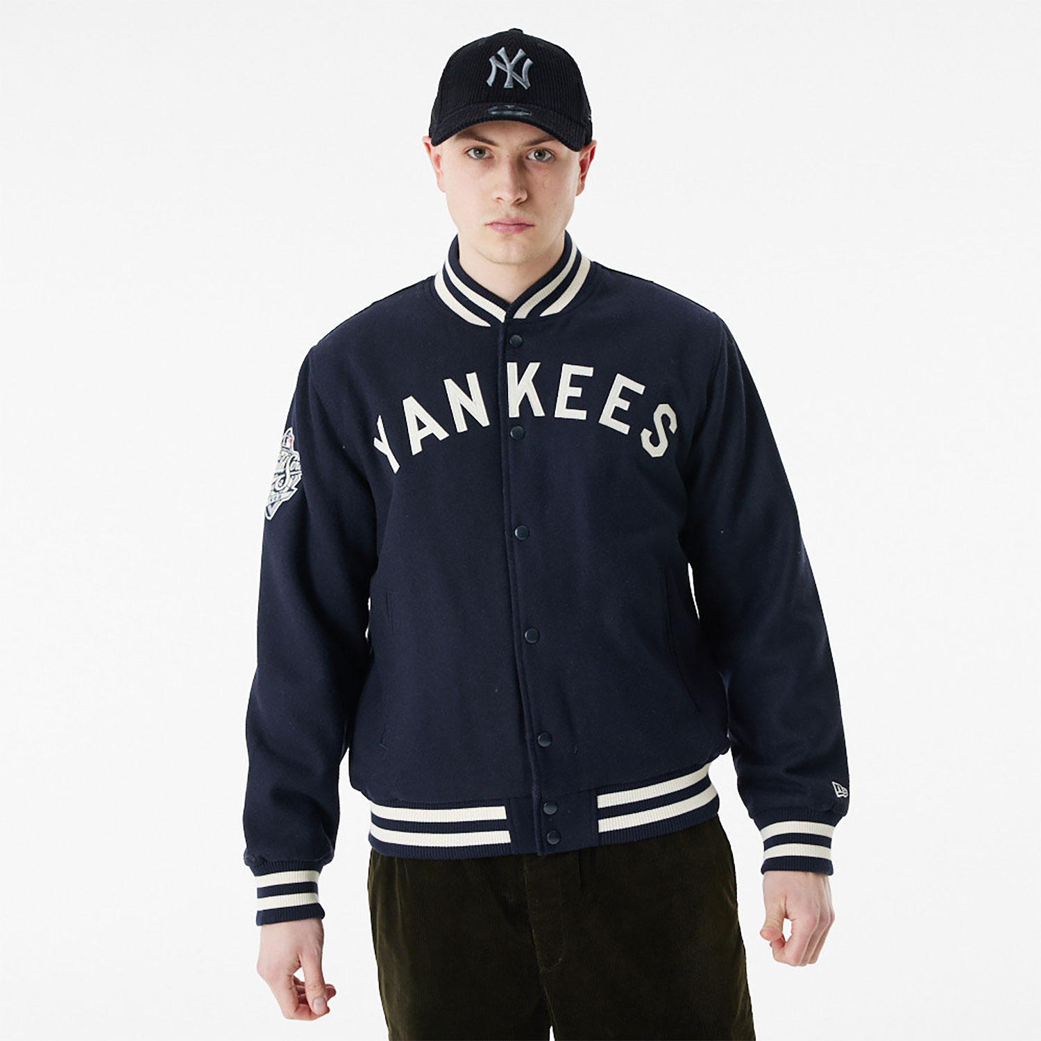 New York Yankees MLB Navy Varsity Jacket