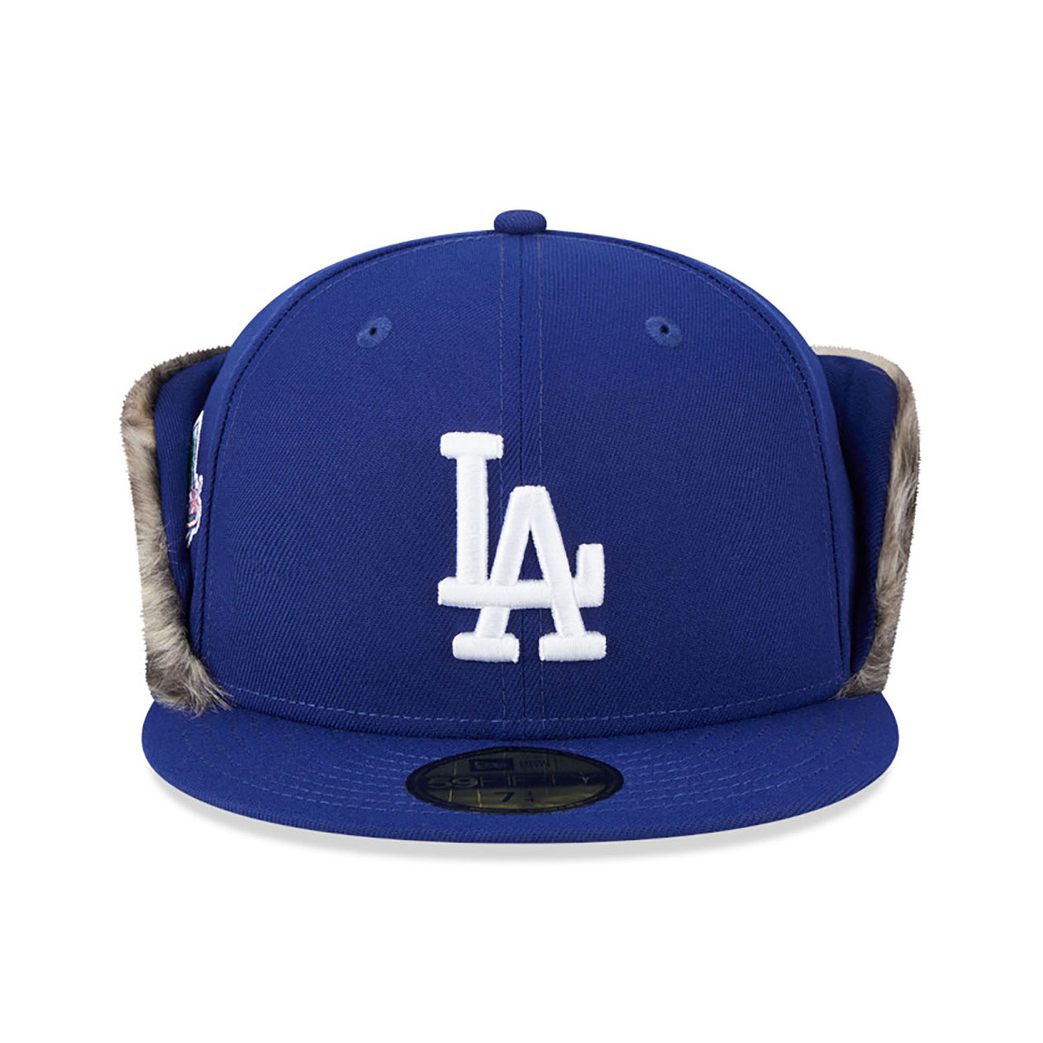LA Dodgers MLB World Series Blue 59FIFTY Fitted Downflap Cap