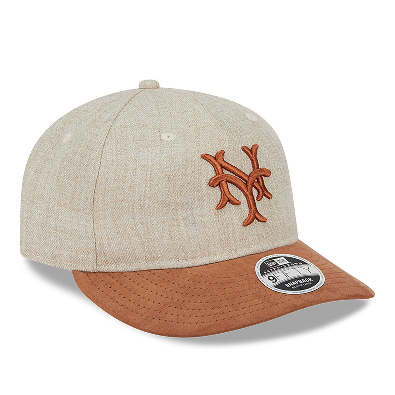 New York Mets MLB Two Tone Brown Retro Crown 9FIFTY Snapback Cap