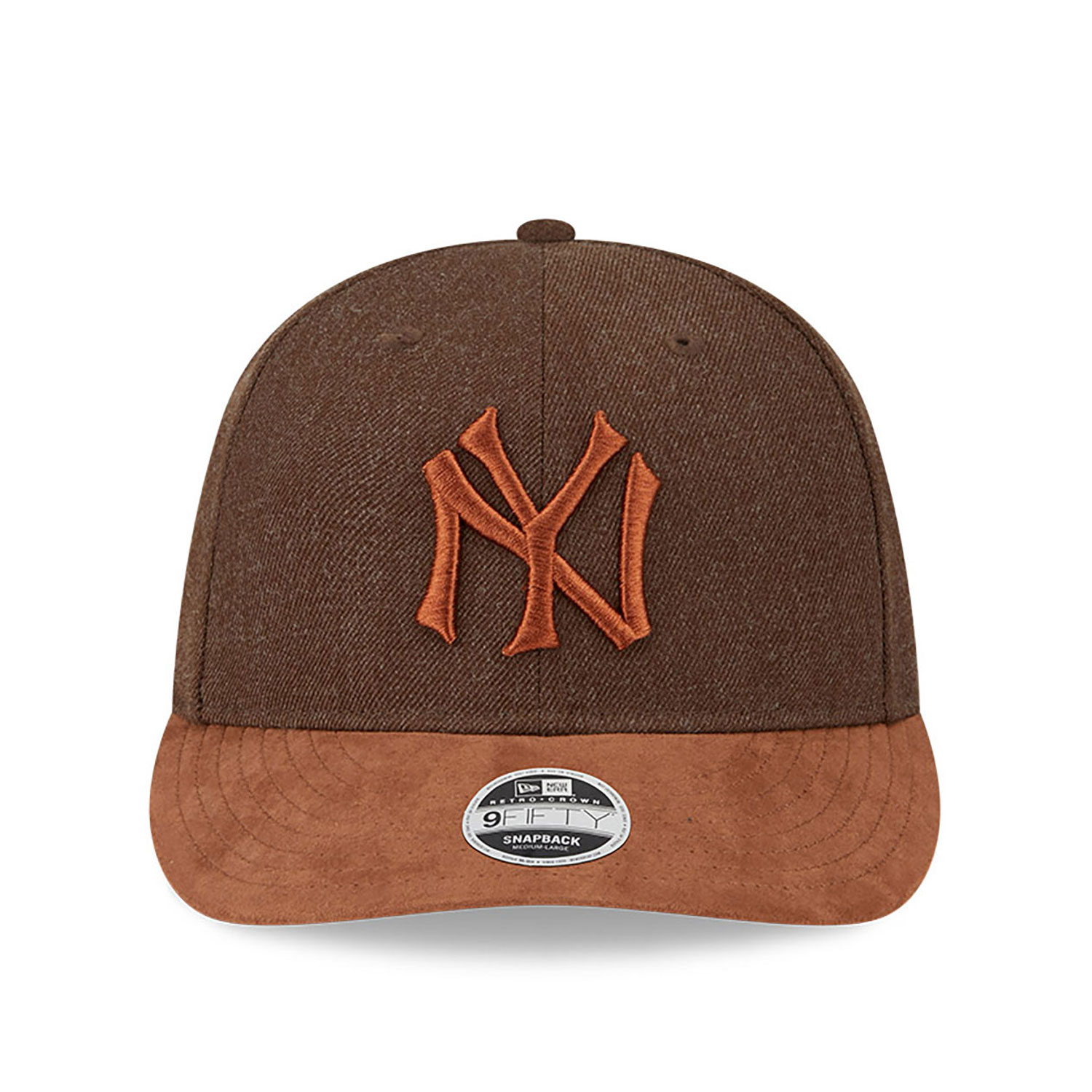 New York Yankees MLB Two Tone Brown Retro Crown 9FIFTY Snapback Cap