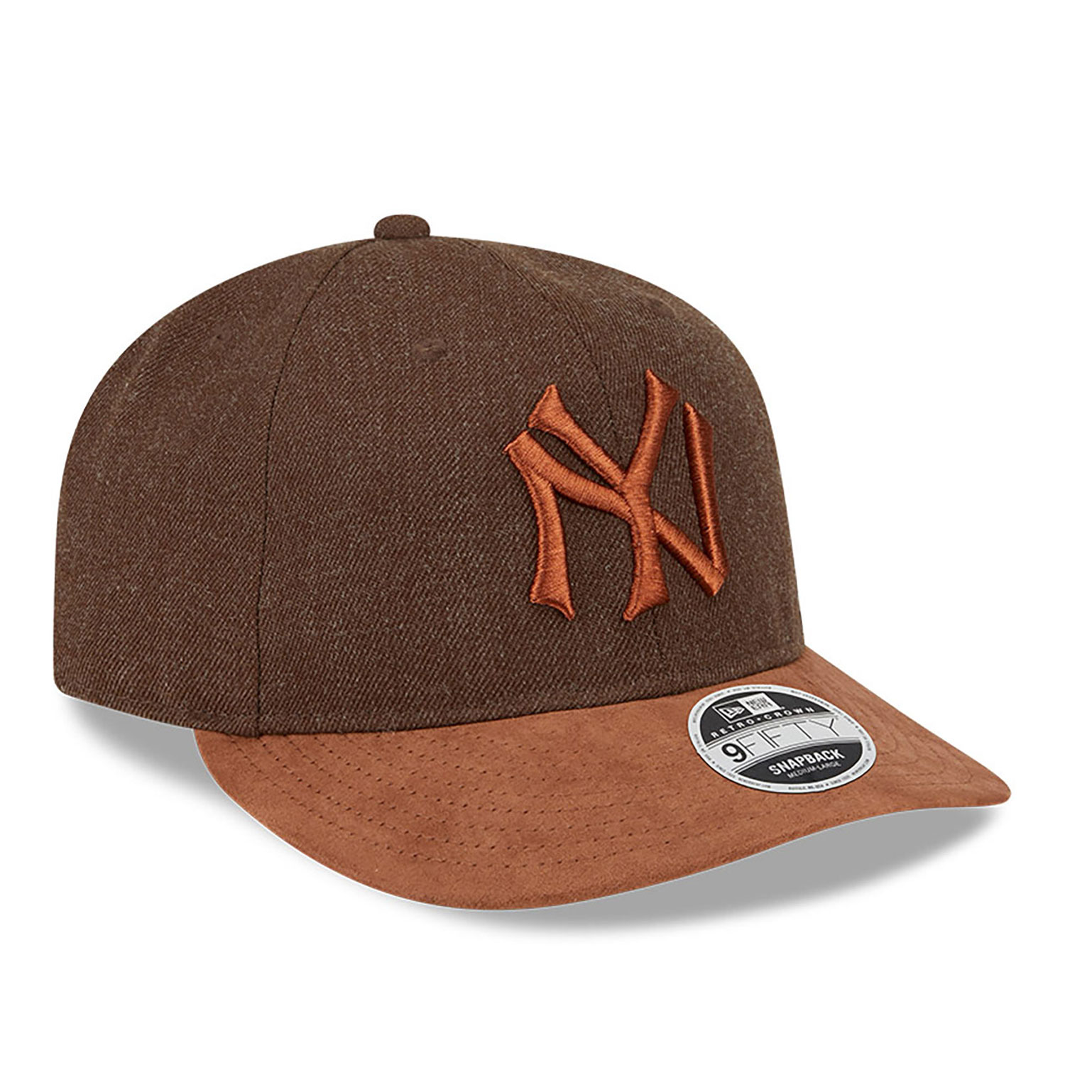 New York Yankees MLB Two Tone Brown Retro Crown 9FIFTY Snapback Cap