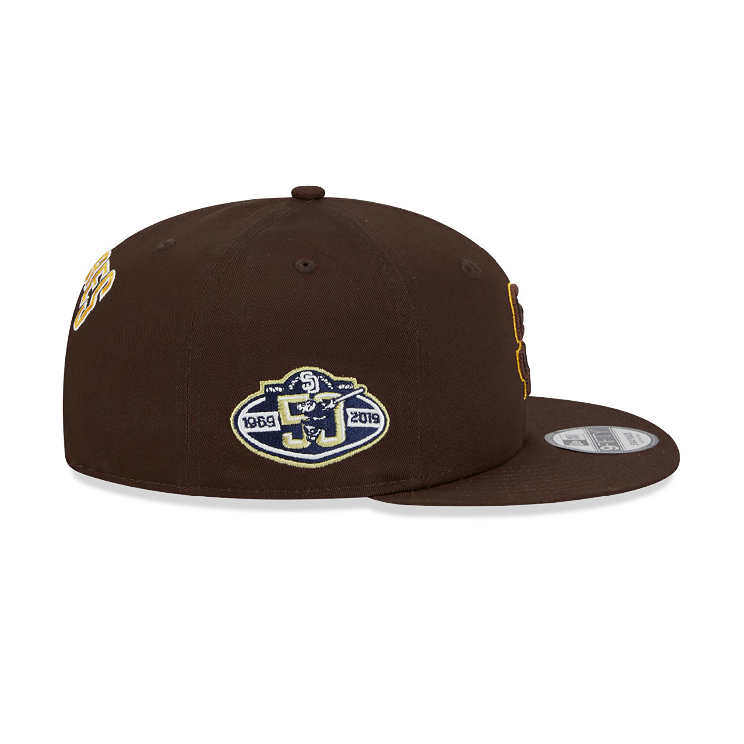 San Diego Padres Side Patch Brown 9FIFTY Snapback Cap