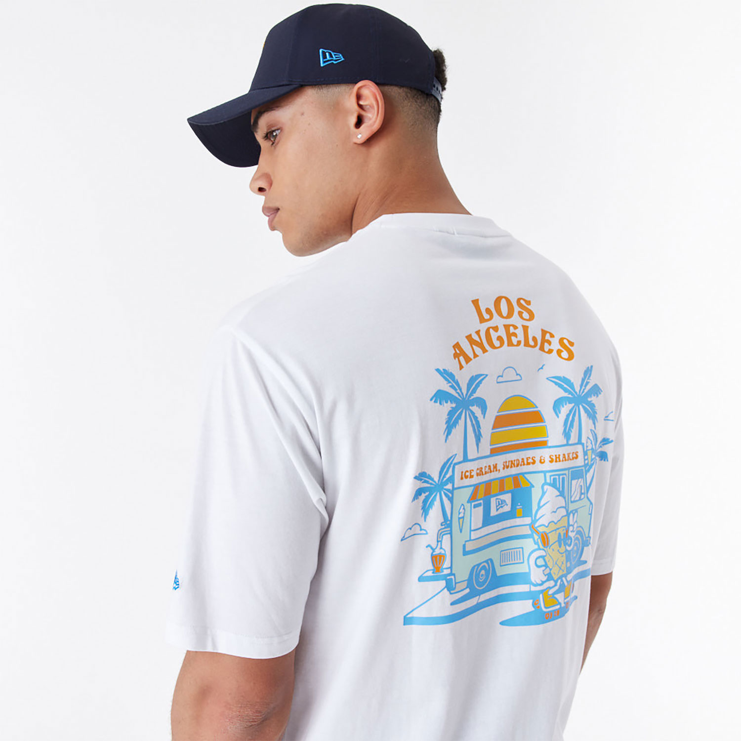 New Era Los Angeles City Graphic White T-Shirt
