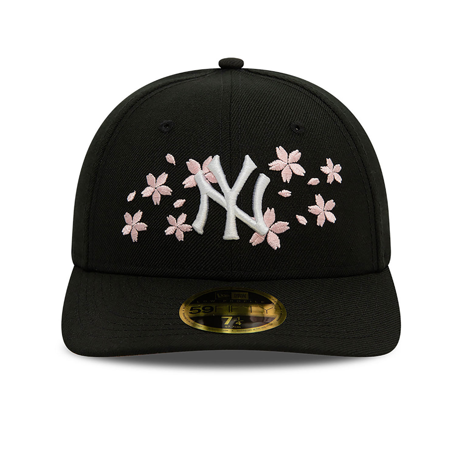 New York Yankees Cherry Blossom Black 59FIFTY Low Profile Cap