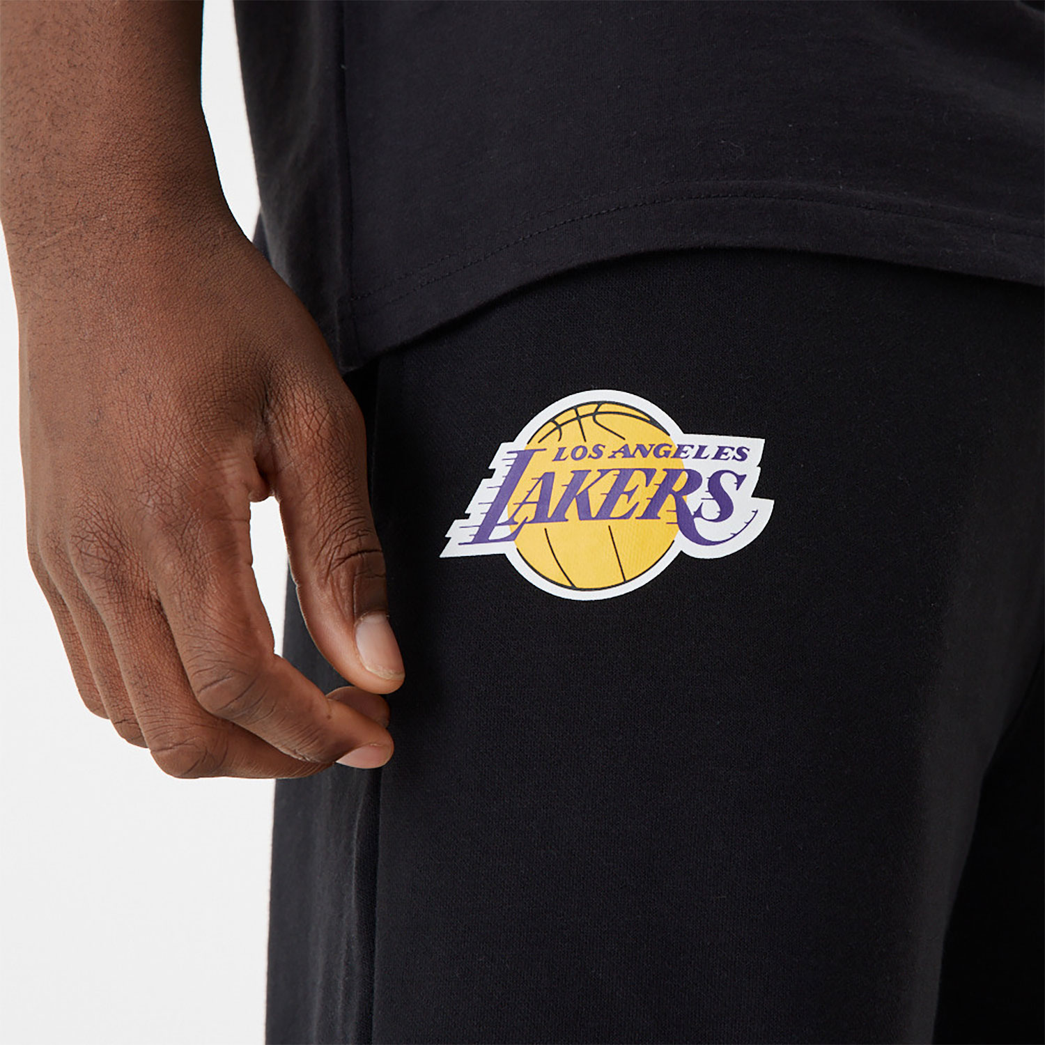 LA Lakers Team Script Black Relaxed Joggers