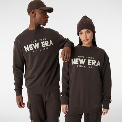 New Era Crew Neck Heritage Brooklyn Dodgers MLB Grey Sweatshirt