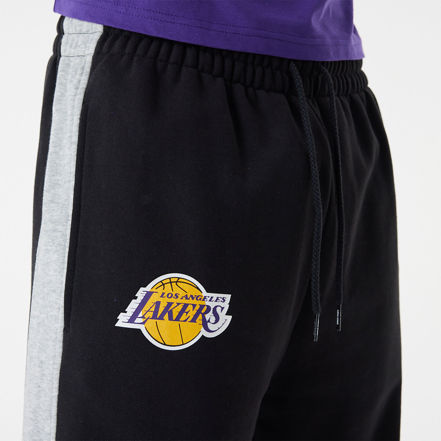 LA Lakers NBA Large Graphic Black Joggers