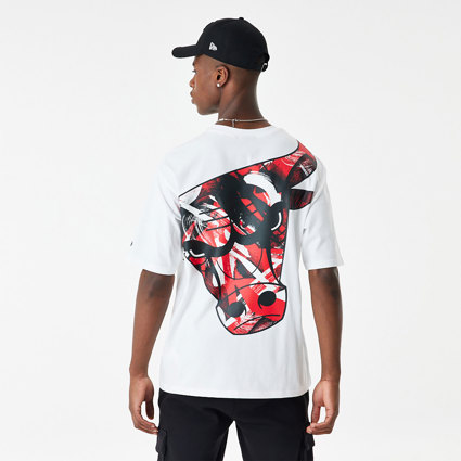 NBA CHICAGO BULLS INFILL GRAPHIC T-SHIRT 'WHITE