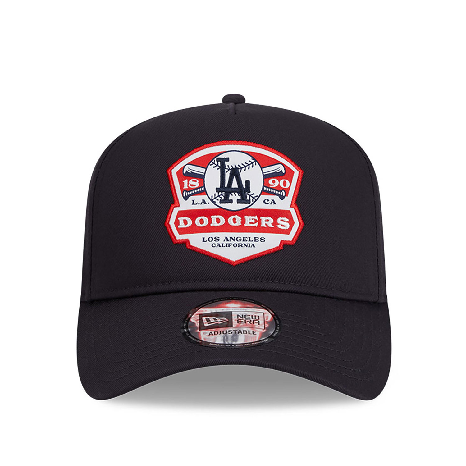 LA Dodgers MLB Patch Navy A-Frame Trucker Cap