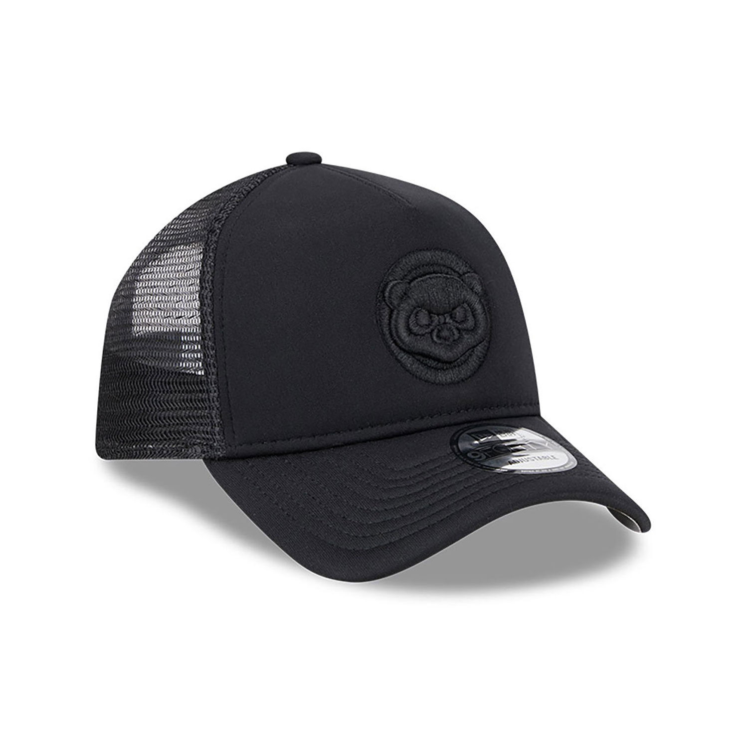 Chicago Cubs All Day Black 9FORTY A-Frame Trucker Cap