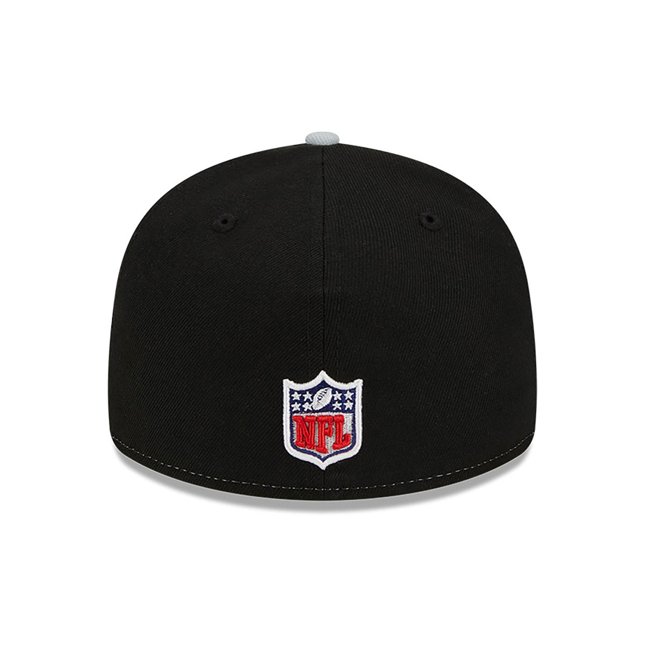 Las Vegas Raiders NFL Sideline 2023 Black 59FIFTY Low Profile Cap