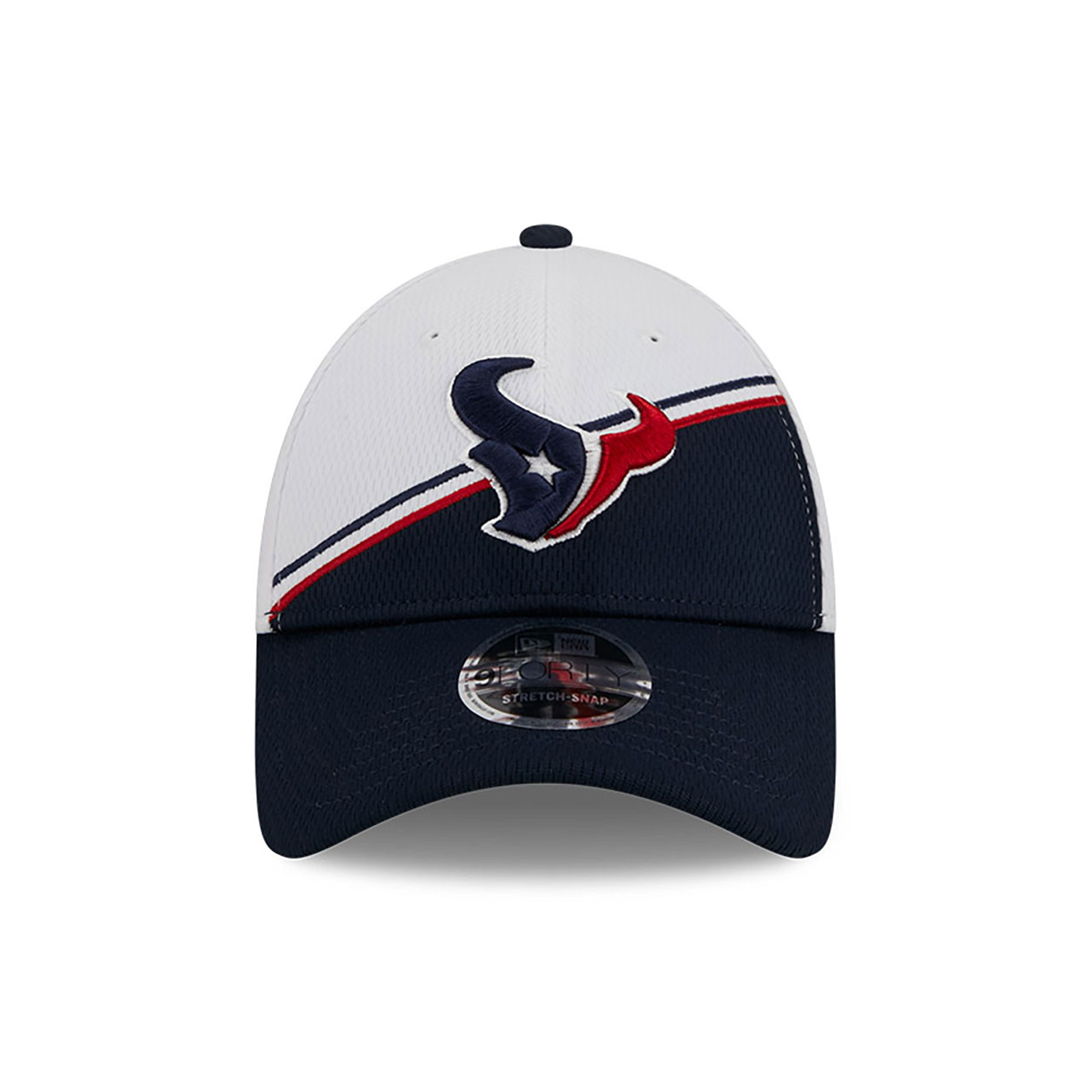 Houston Texans NFL Sideline 2023 White 9FORTY Stretch Snap Cap