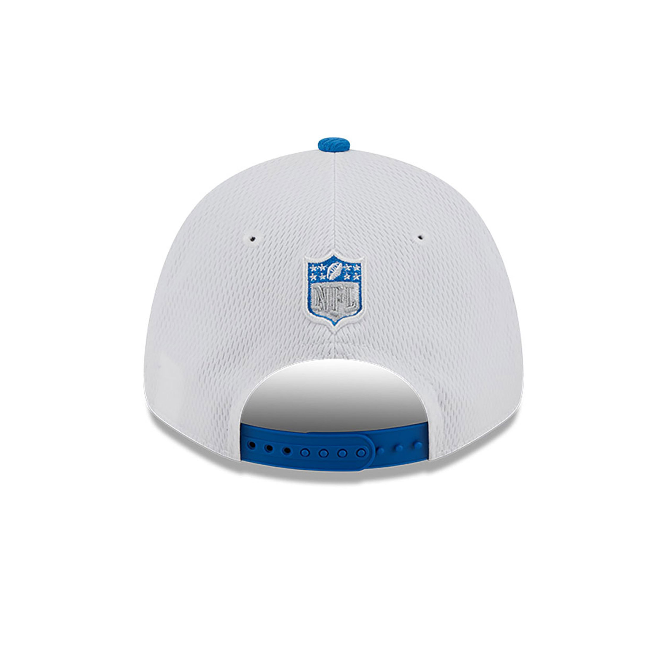 Detroit Lions NFL Sideline 2023 White 9FORTY Stretch Snap Cap