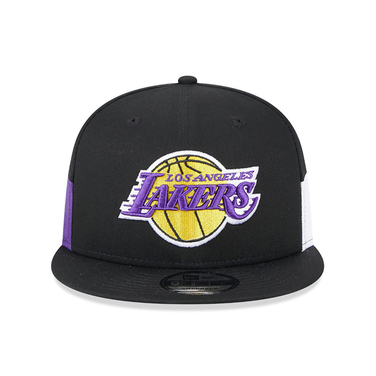 LA Lakers Multi Patch Black 9FIFTY Snapback Cap