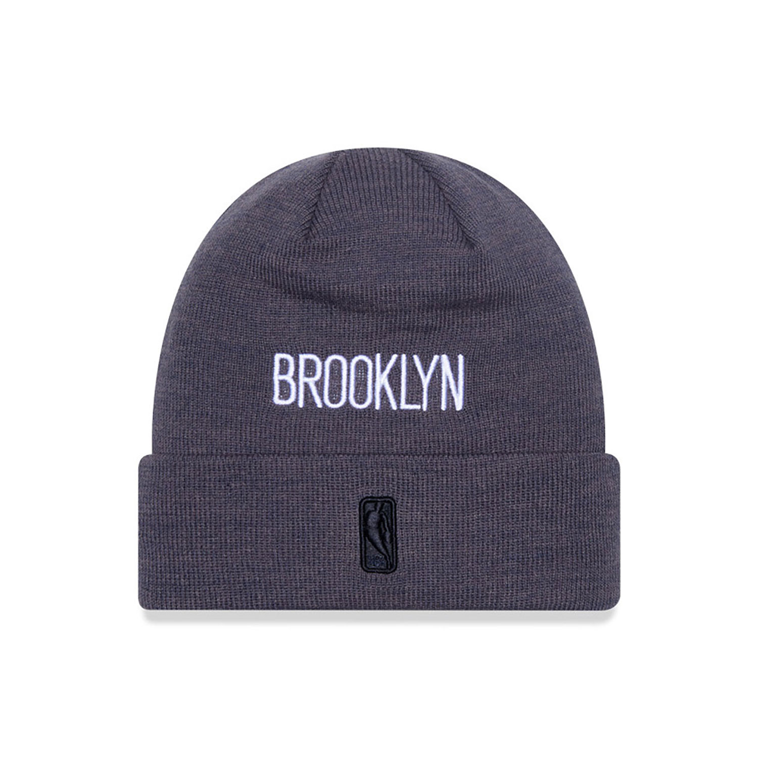 Brooklyn Nets Multi Patch Grey Cuff Knit Beanie Hat