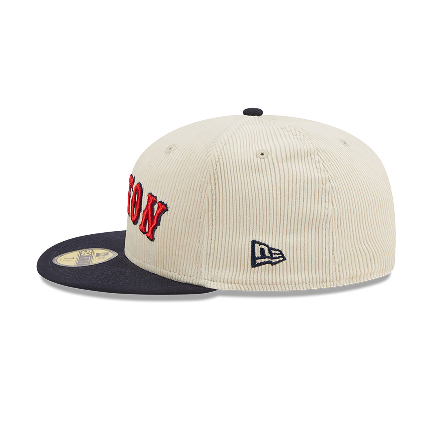 Boston Red Sox Cord Classic Off White 59FIFTY Fitted Cap