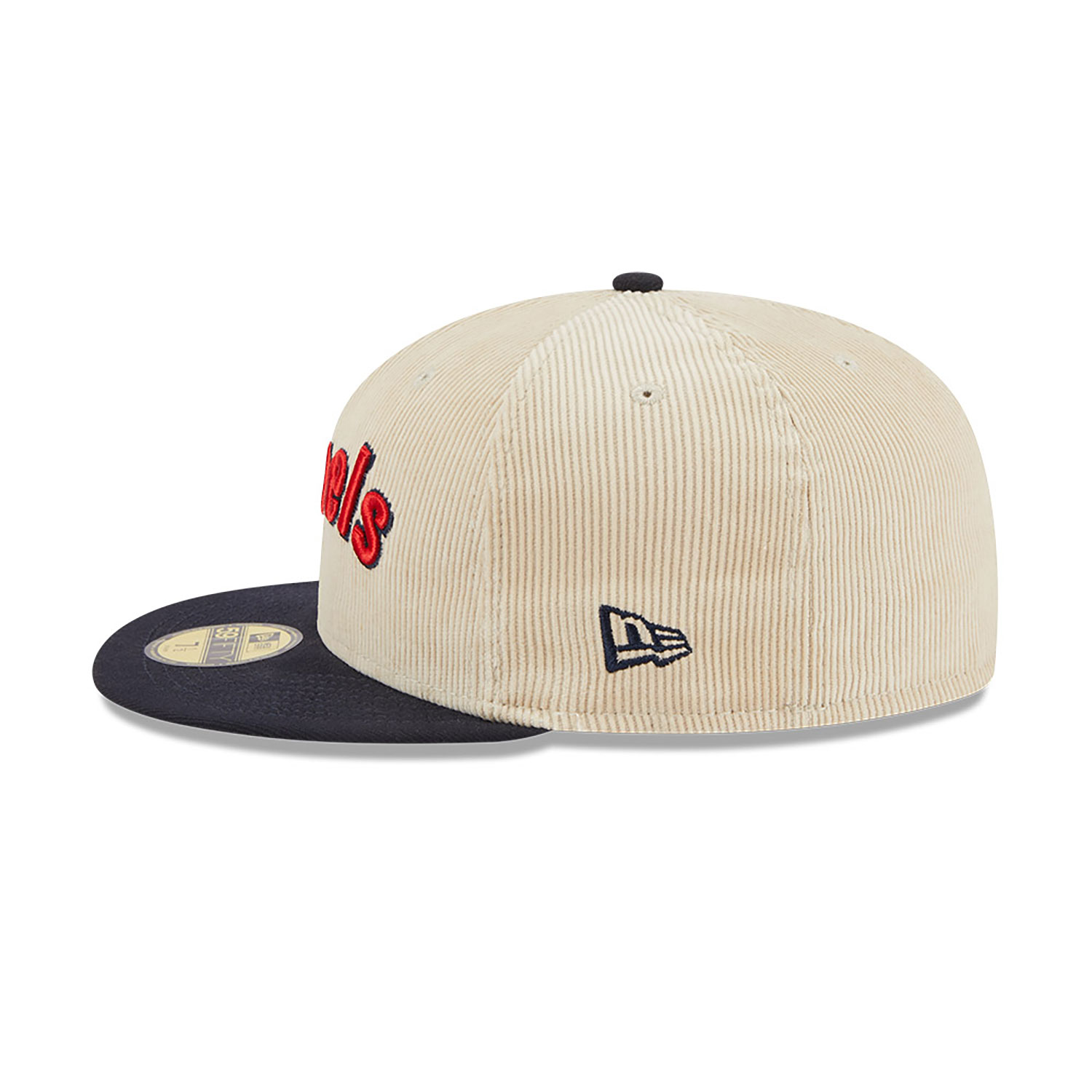 California Angels Cord Classic Off White 59FIFTY Fitted Cap