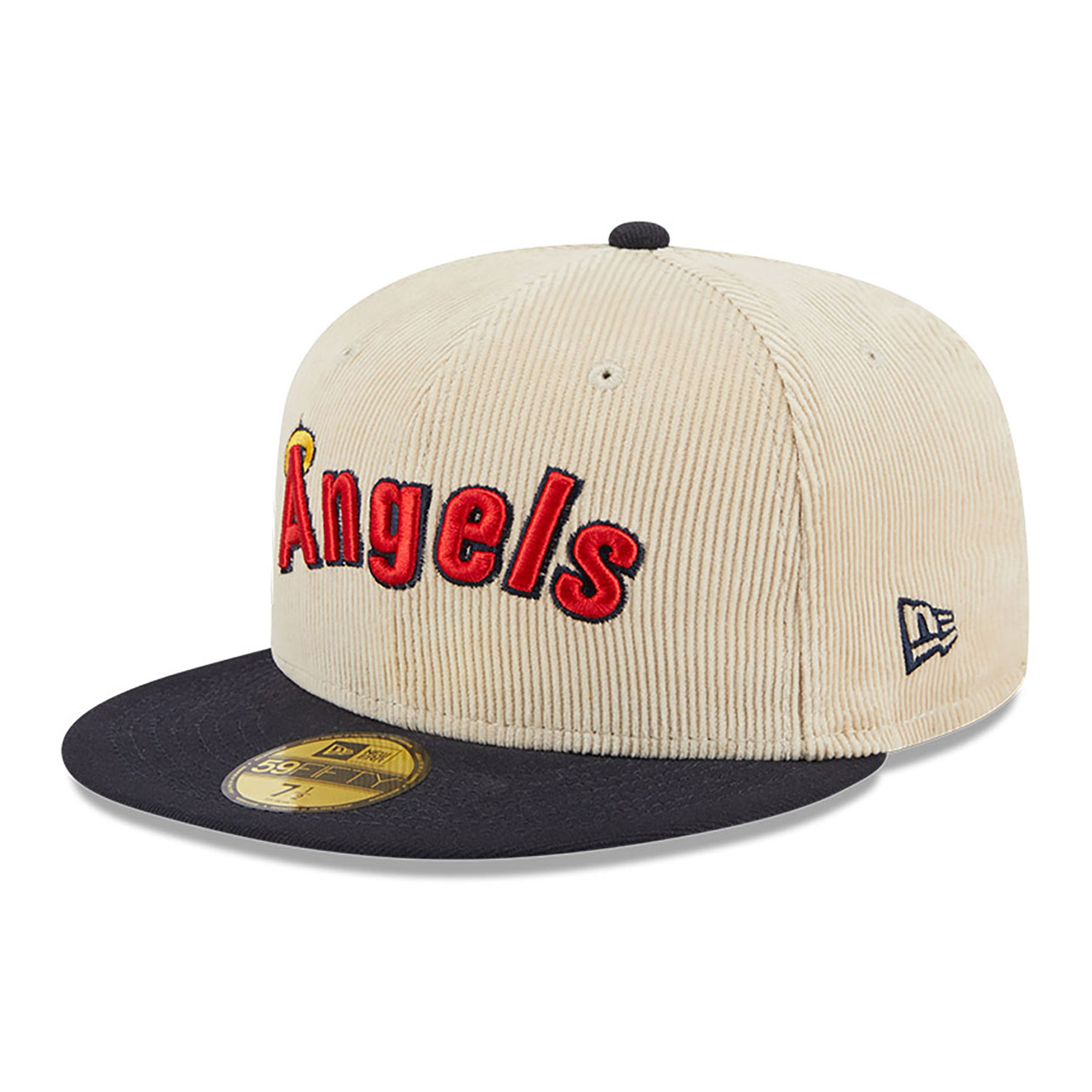 California Angels Cord Classic Off White 59FIFTY Fitted Cap