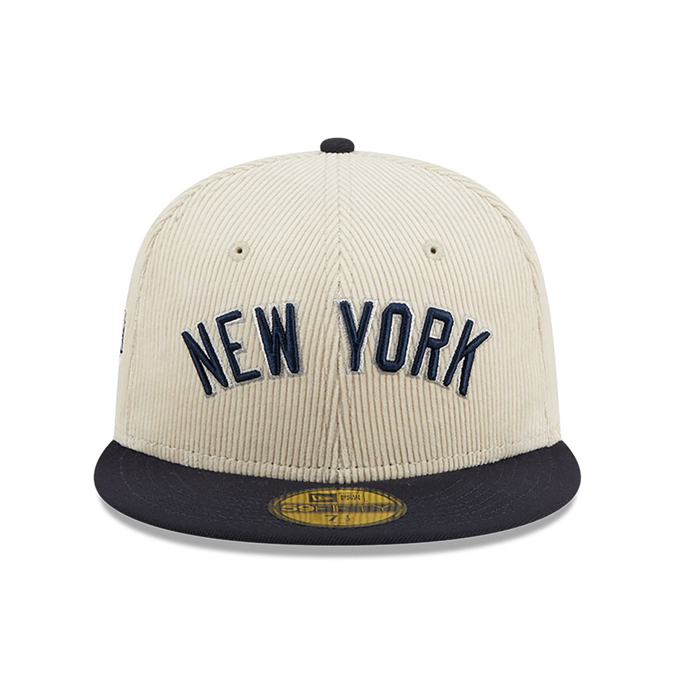 New York Yankees Cord Classic Off White 59FIFTY Fitted Cap