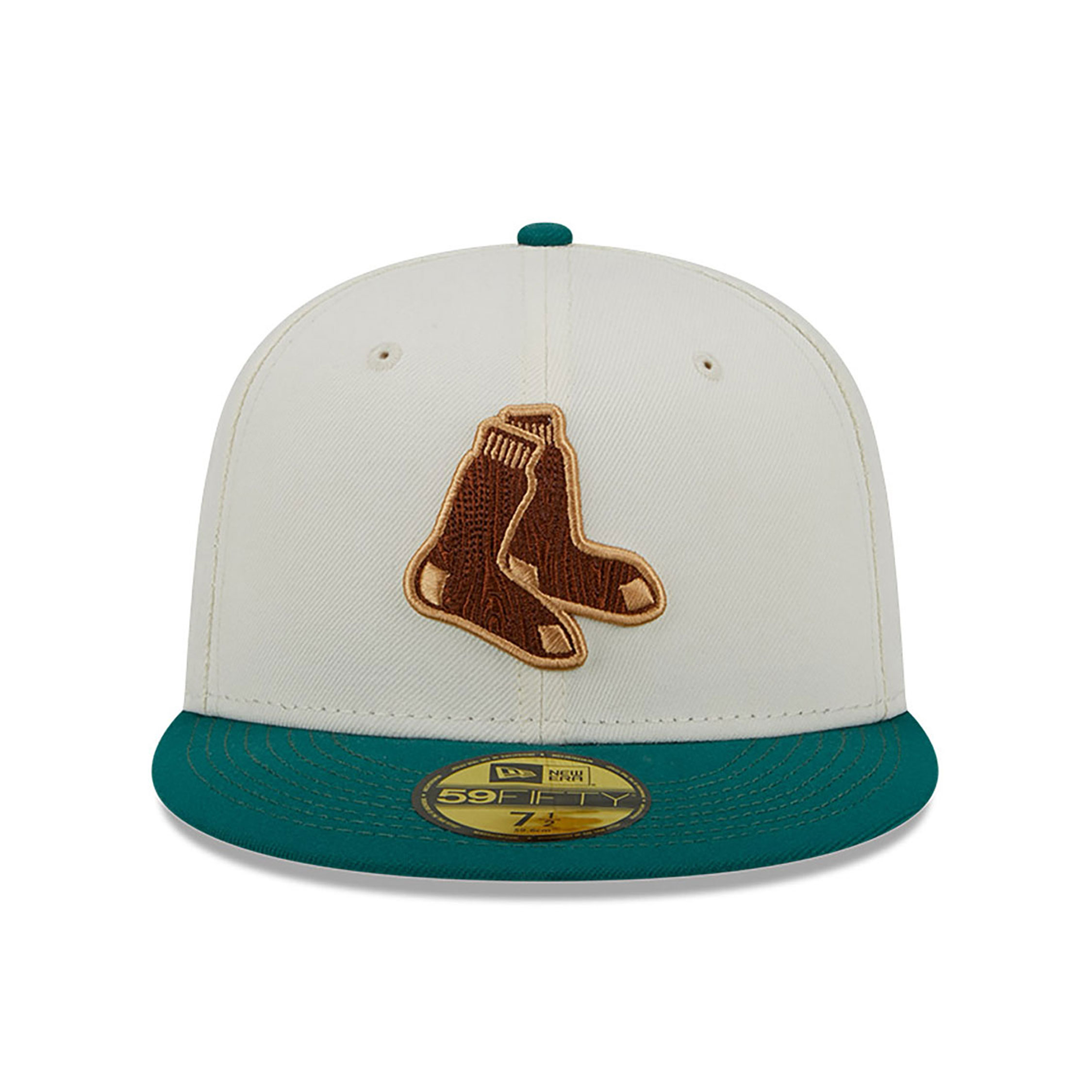 Boston Red Sox Camp Off White 59FIFTY Fitted Cap