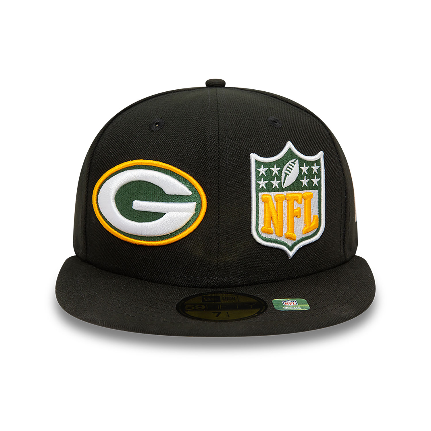 Green Bay Packers NFL Sideline 2023 Black 59FIFTY Fitted Cap