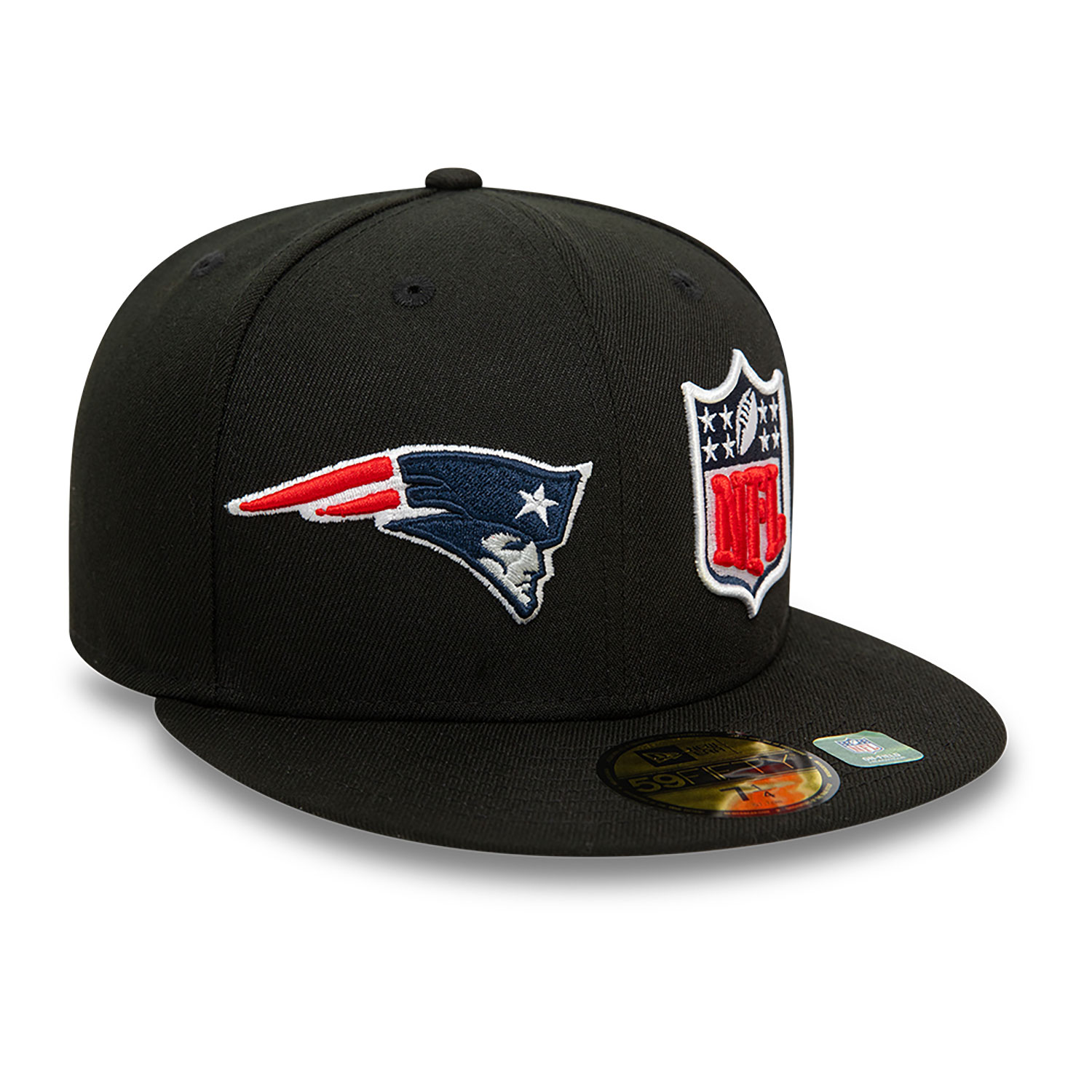 New England Patriots NFL Sideline 2023 Black 59FIFTY Fitted Cap