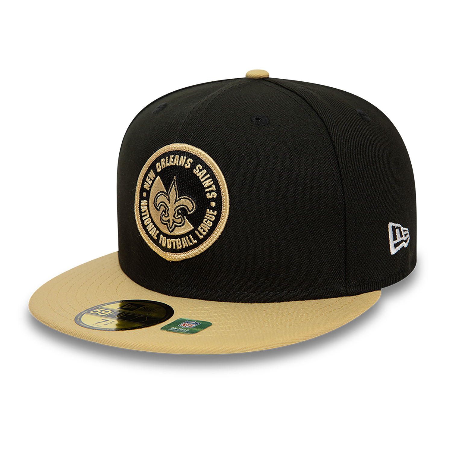 New Orleans Saints NFL Sideline 2023 Black 59FIFTY Fitted Cap