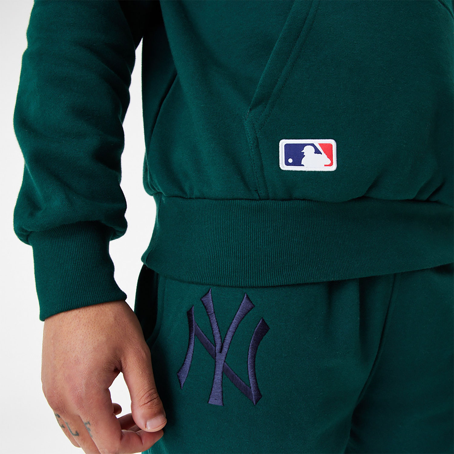 New York Yankees League Essential Green Oversized Hoodie