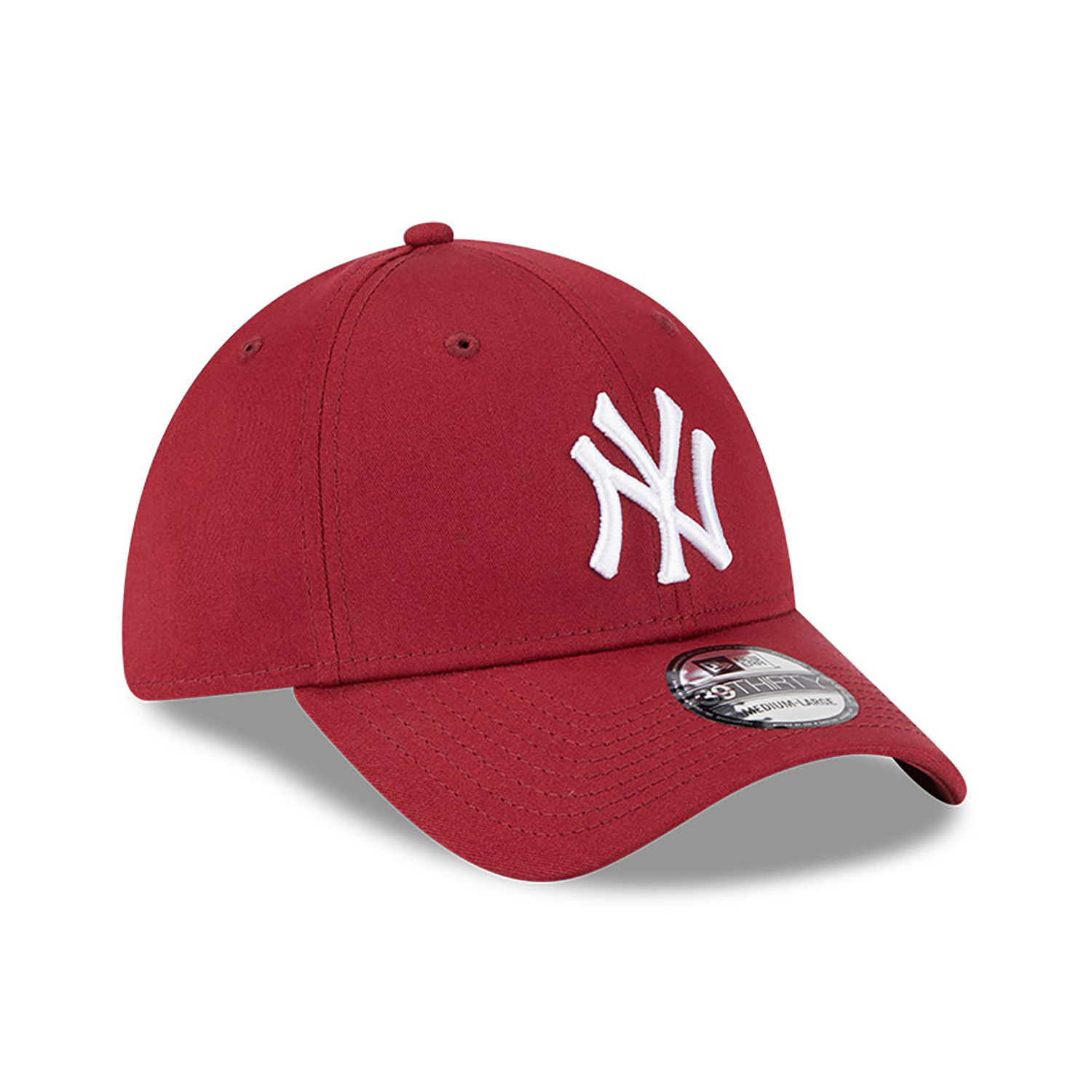New York Yankees League Essential Red 39THIRTY Stretch Fit Cap