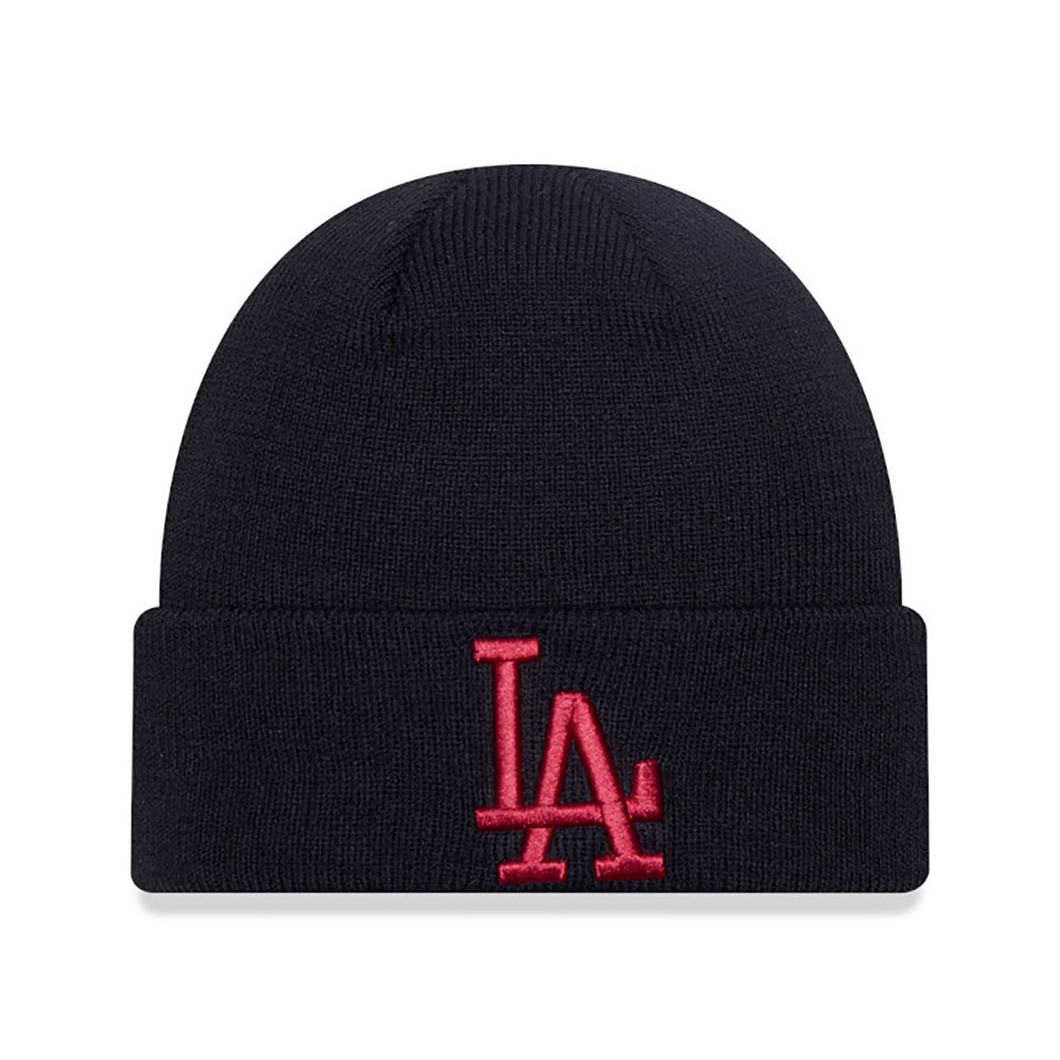 LA Dodgers Youth League Essential Black Cuff Knit Beanie Hat