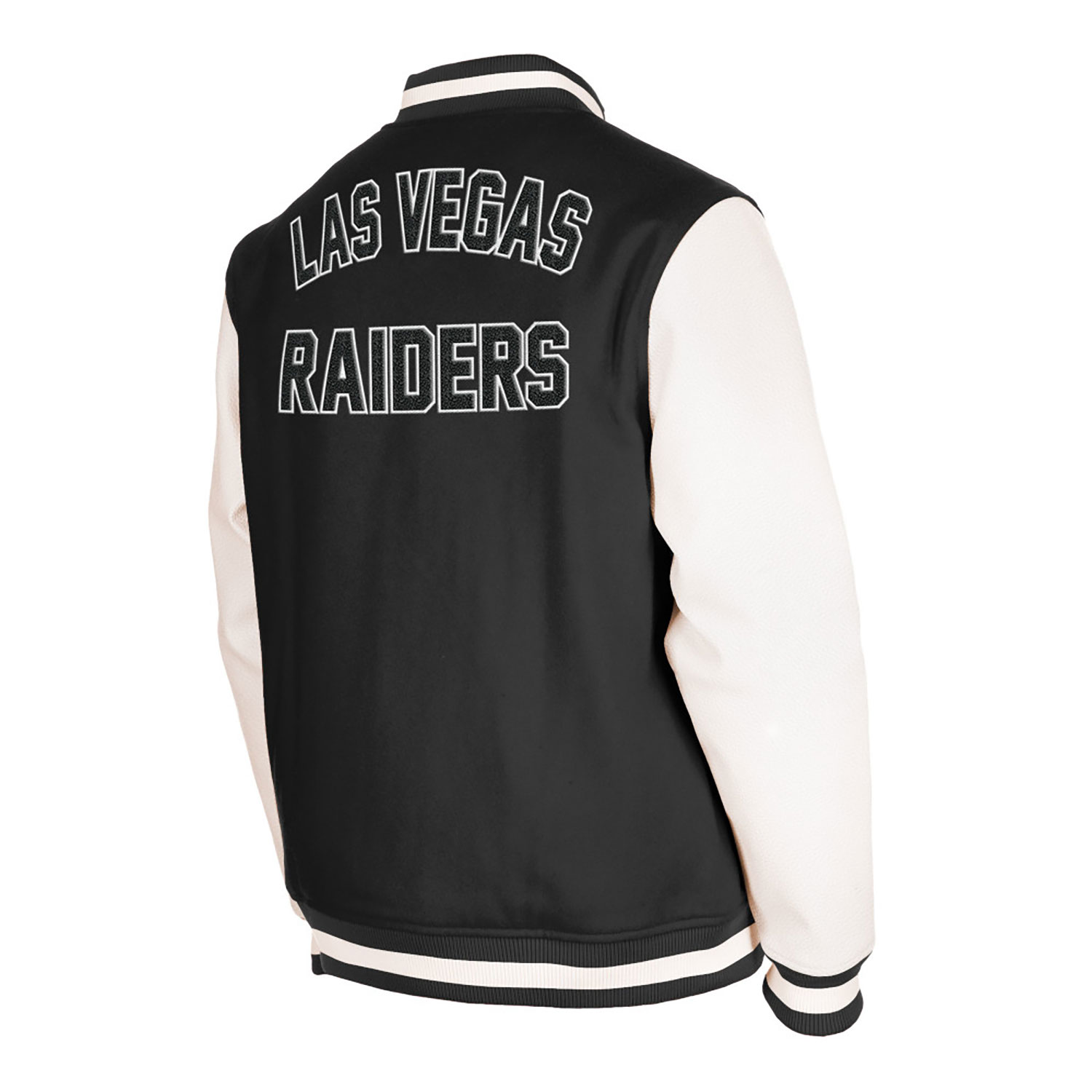 Las Vegas Raiders NFL Sideline 2023 Third Down Black Varsity Jacket